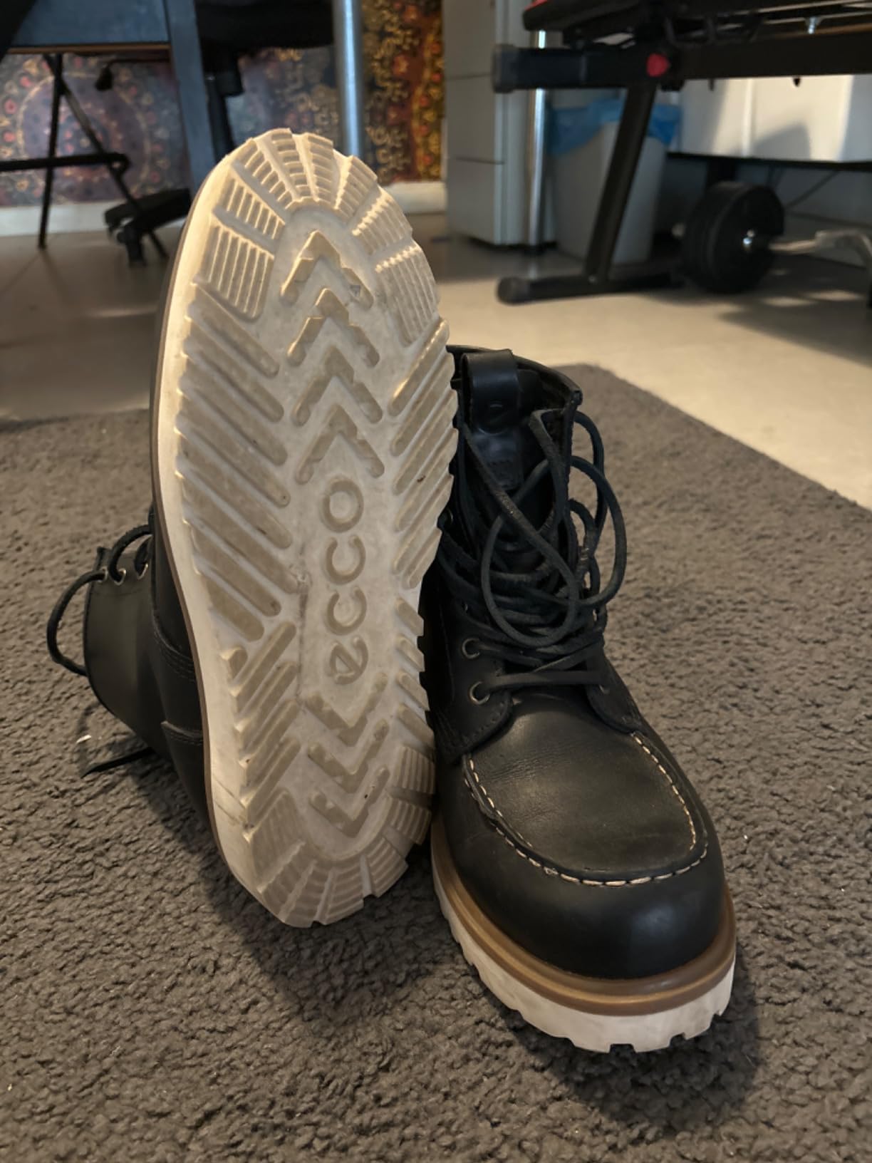 ECCO Staker boots homme cuir cognac 40 EU