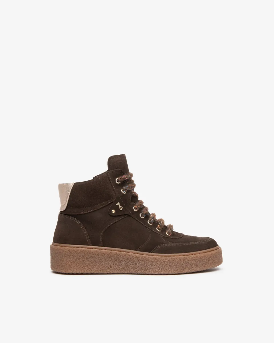 NeroGiardini Sneakers Femme Daim Montante 45mm 35-41