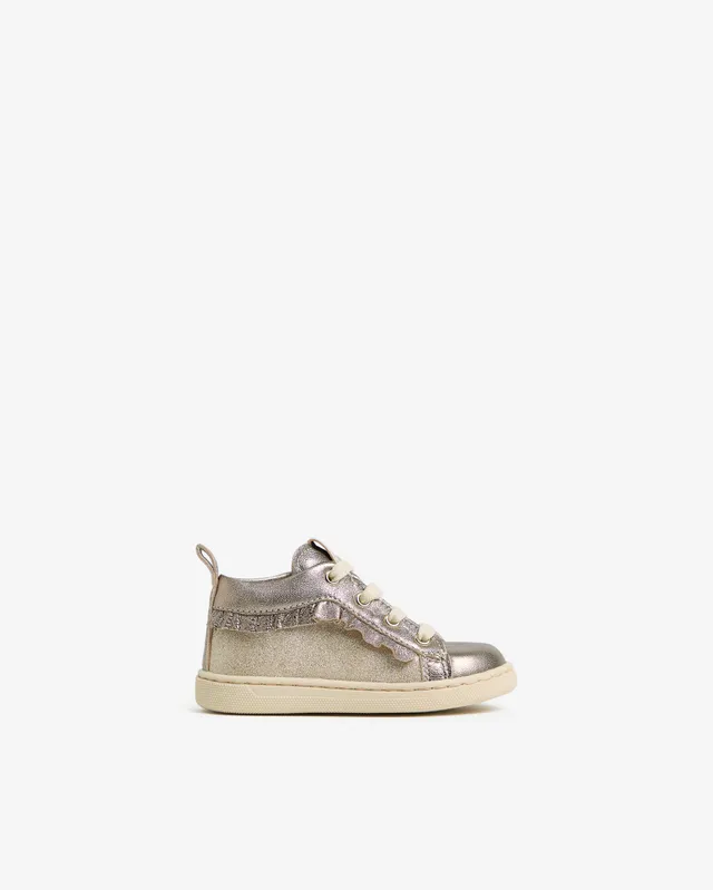 Nerogiardini Sneakers Junior Fille Cuir Technique 19-24