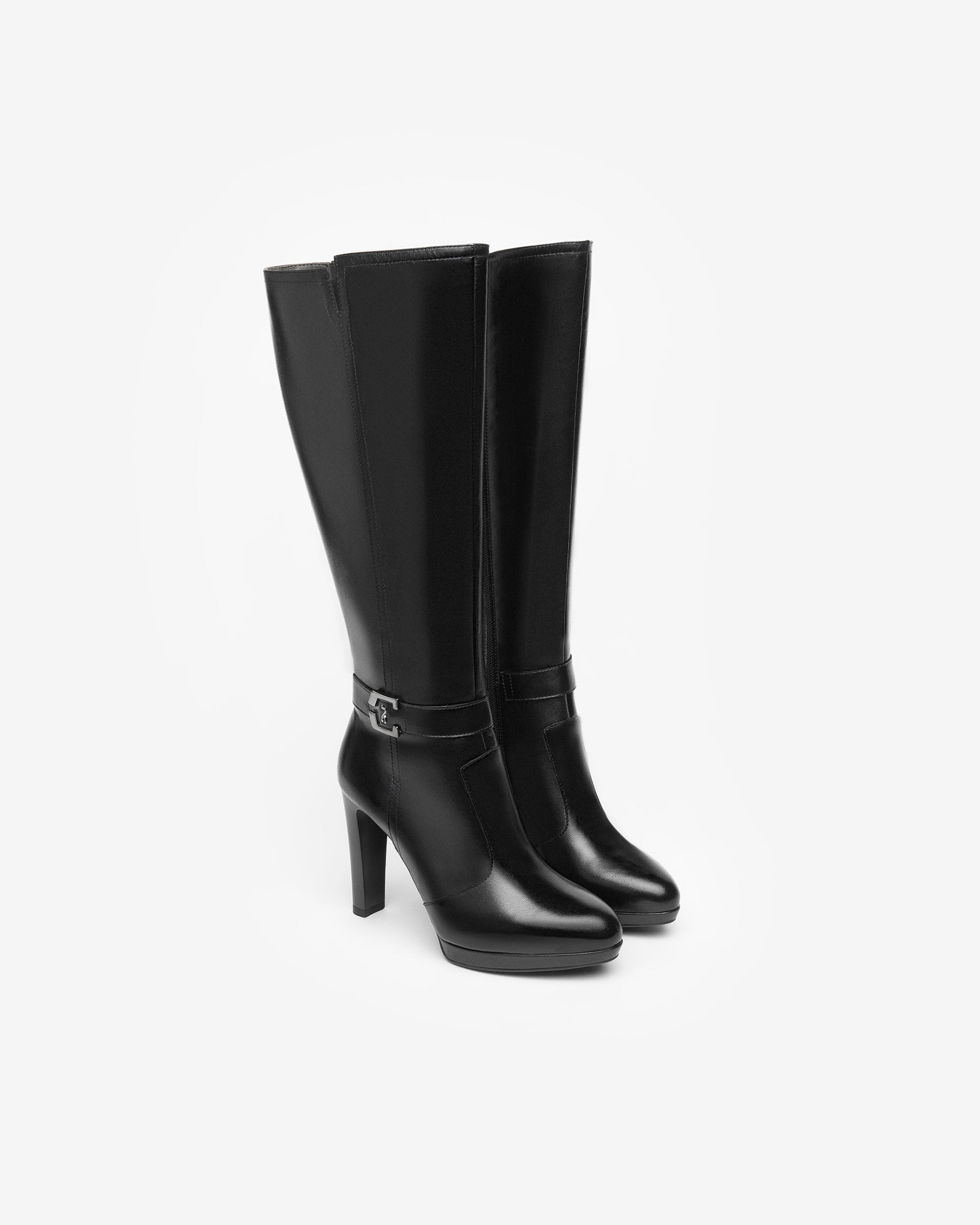 NeroGiardini Bottes Bottes Femme Cuir Automne Hiver Pointure 38