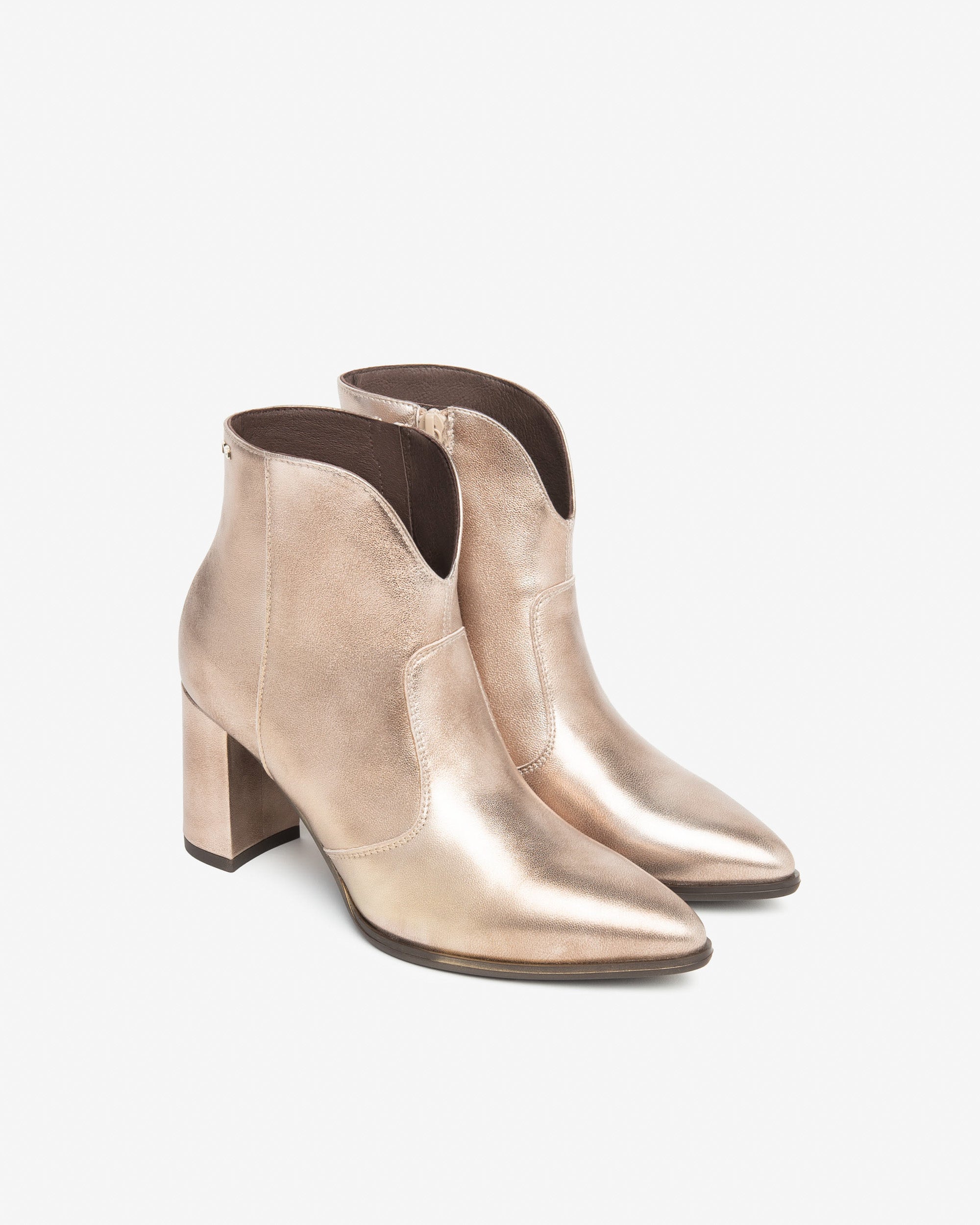 NeroGiardini Bottines Femme Cuir Bottines Hiver Confort