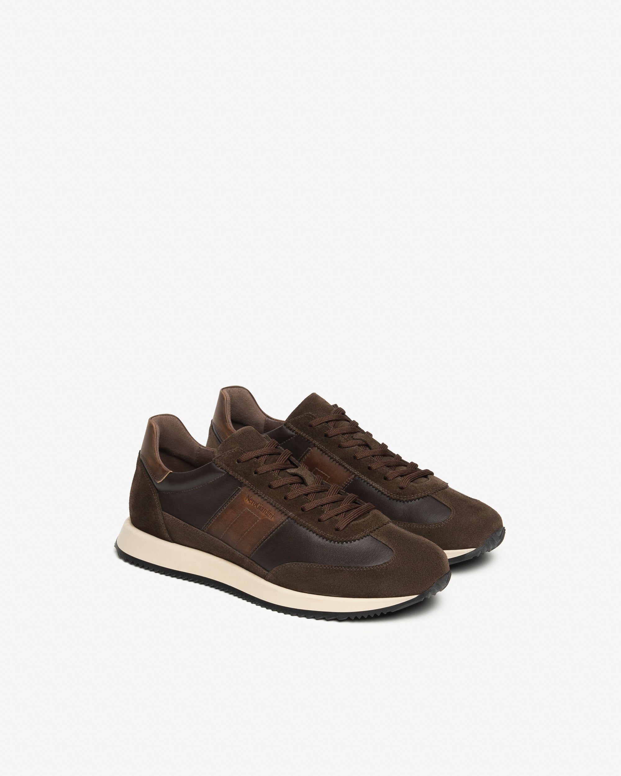 NeroGiardini Sneakers Homme Cuir Velours DryGo Memory