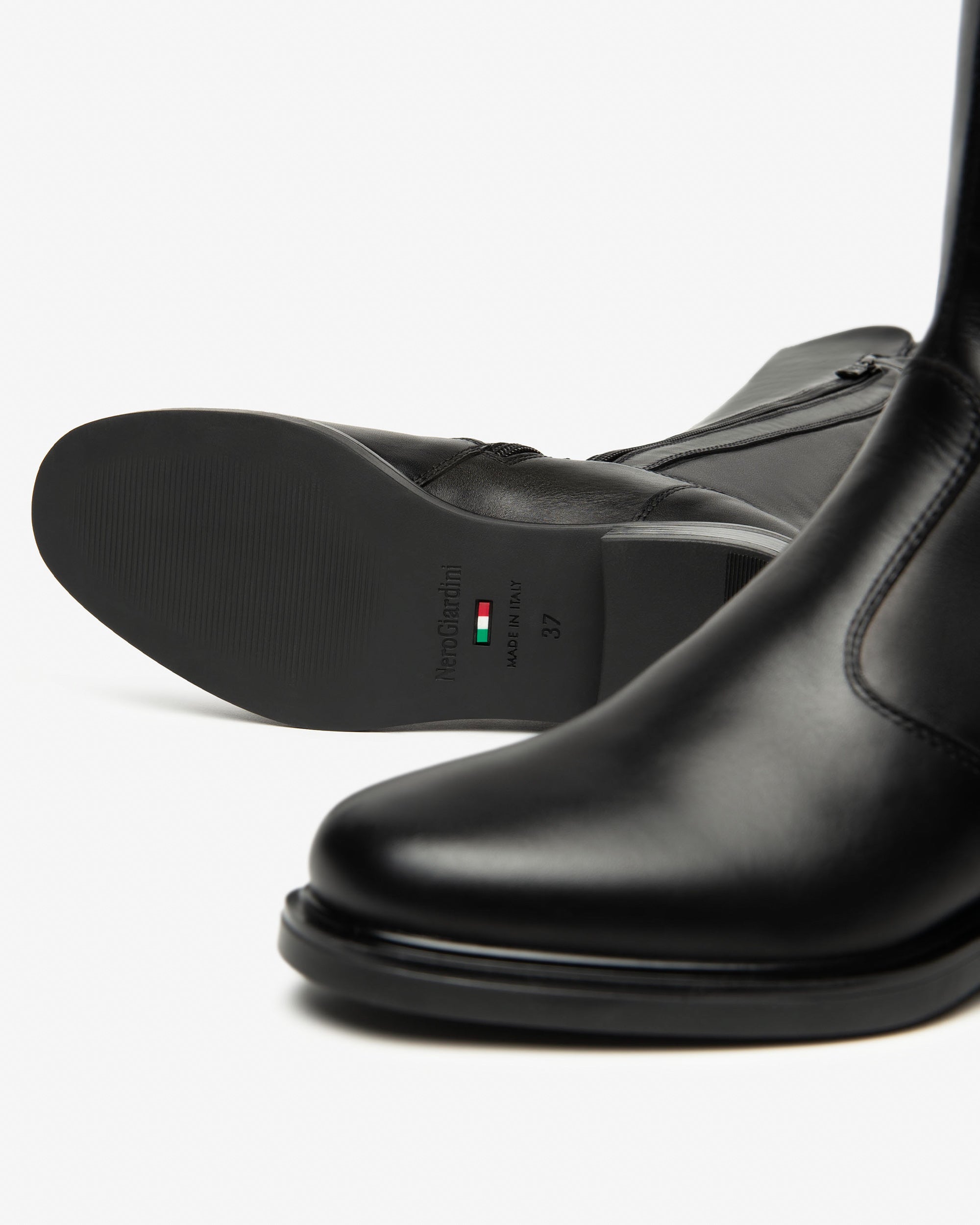 NeroGiardini Bottes Femme Cuir Haute Boots 38