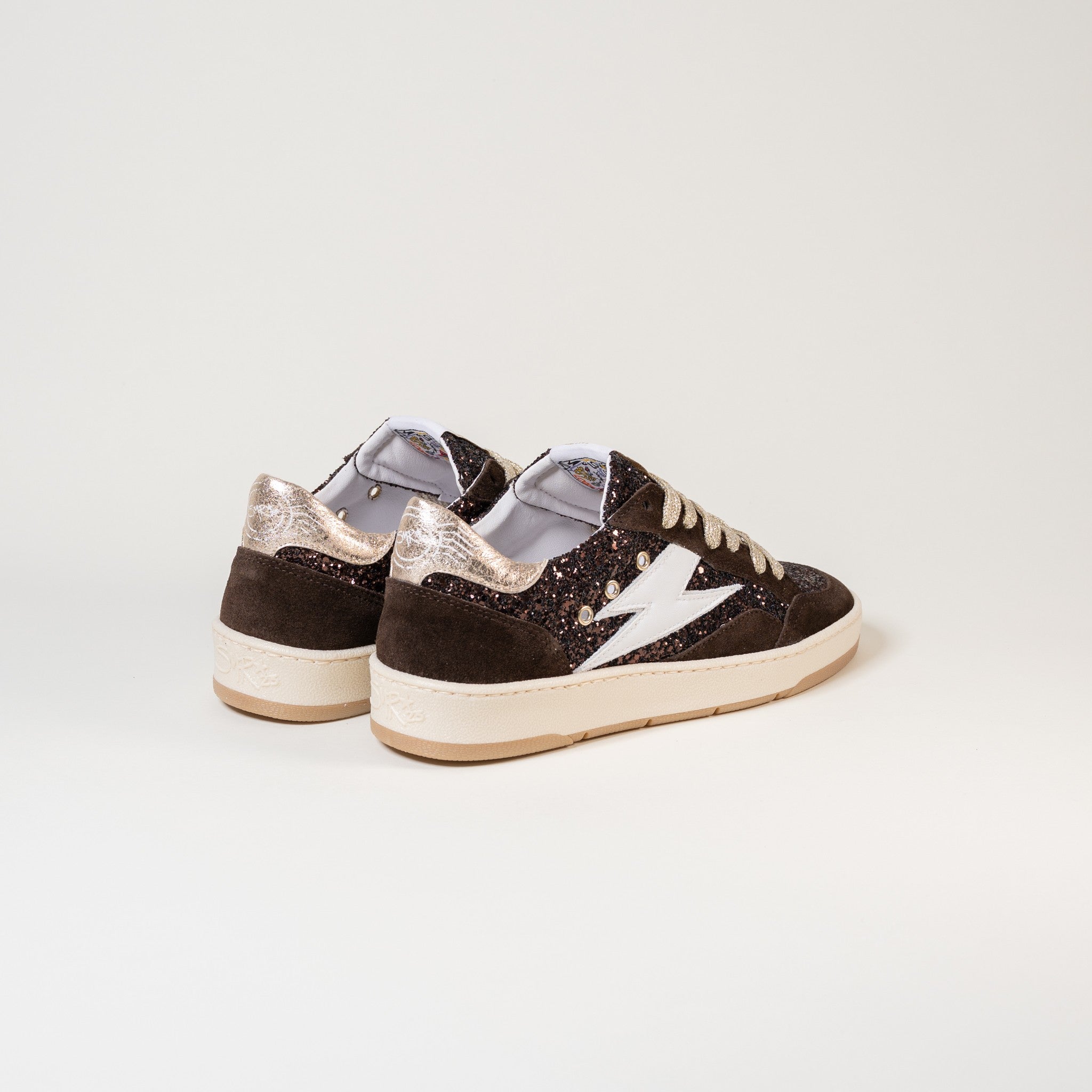 SMR Dany E200A baskets marron taille 38 glitter