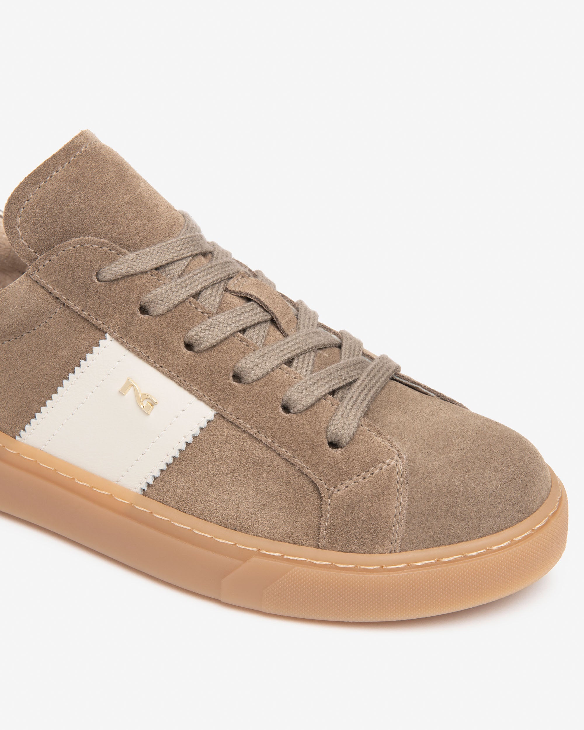 NeroGiardini Sneakers Femme Daim Cuir Lacets