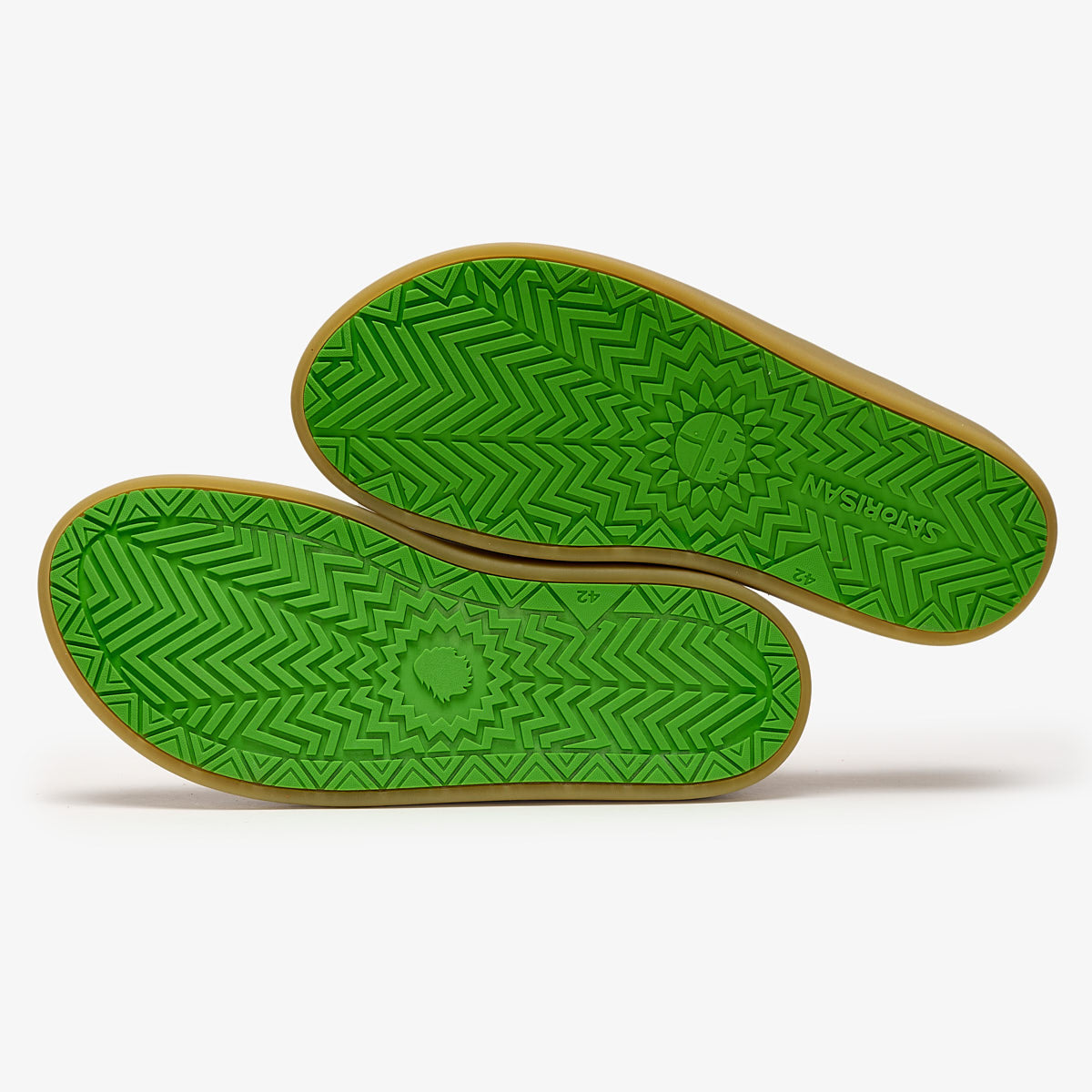 Satorisan Kwahu Rustic mocassins cuir marron cacahuète