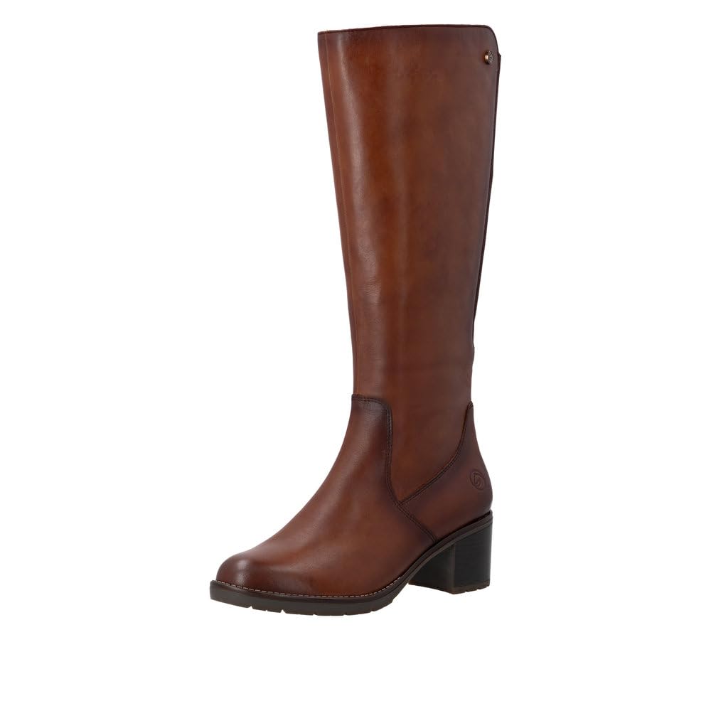Remonte D2A78 bottes montantes marron 39 EU cuir lisse