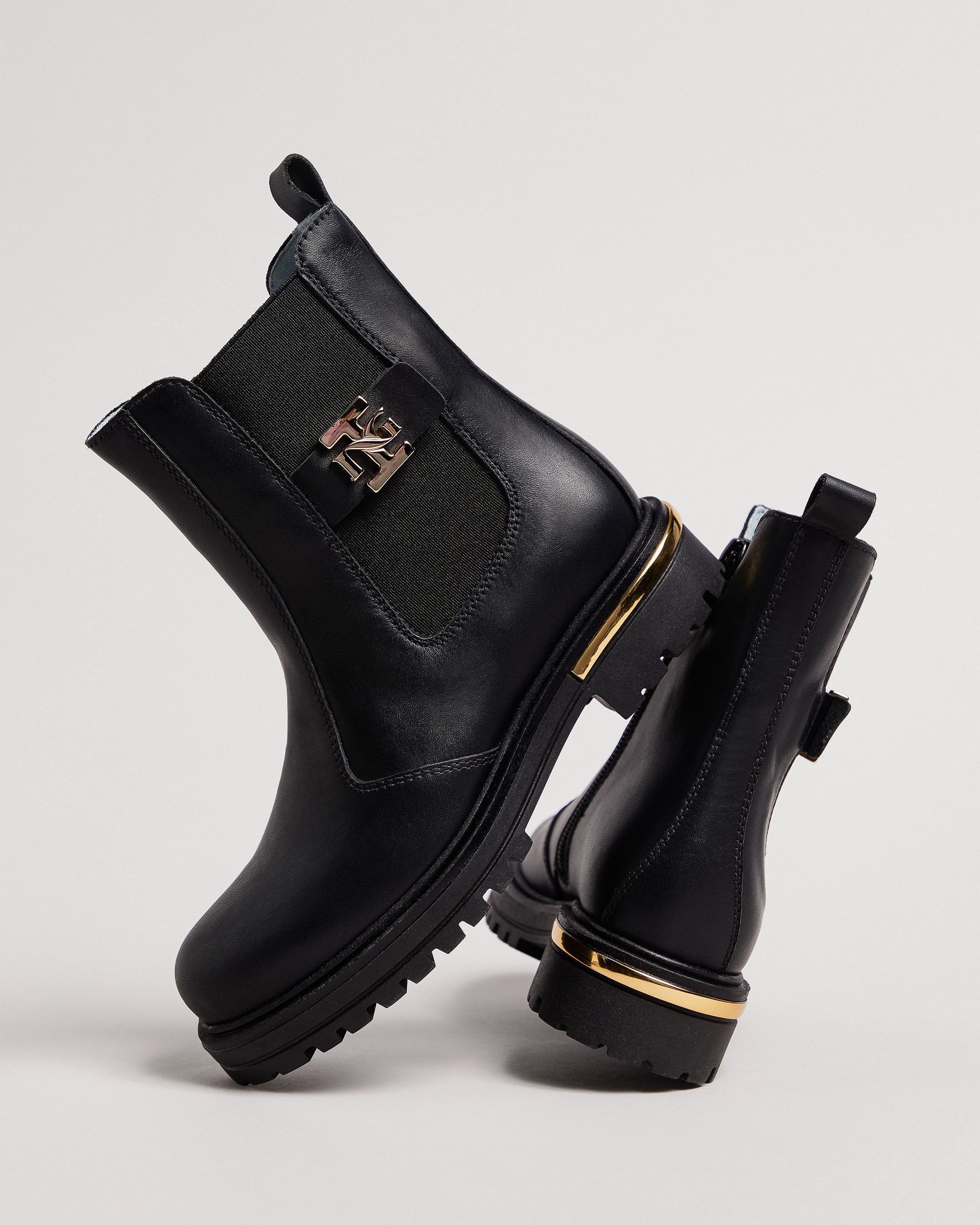 Nerogiardini Bottines Fille Cuir Memory Foam