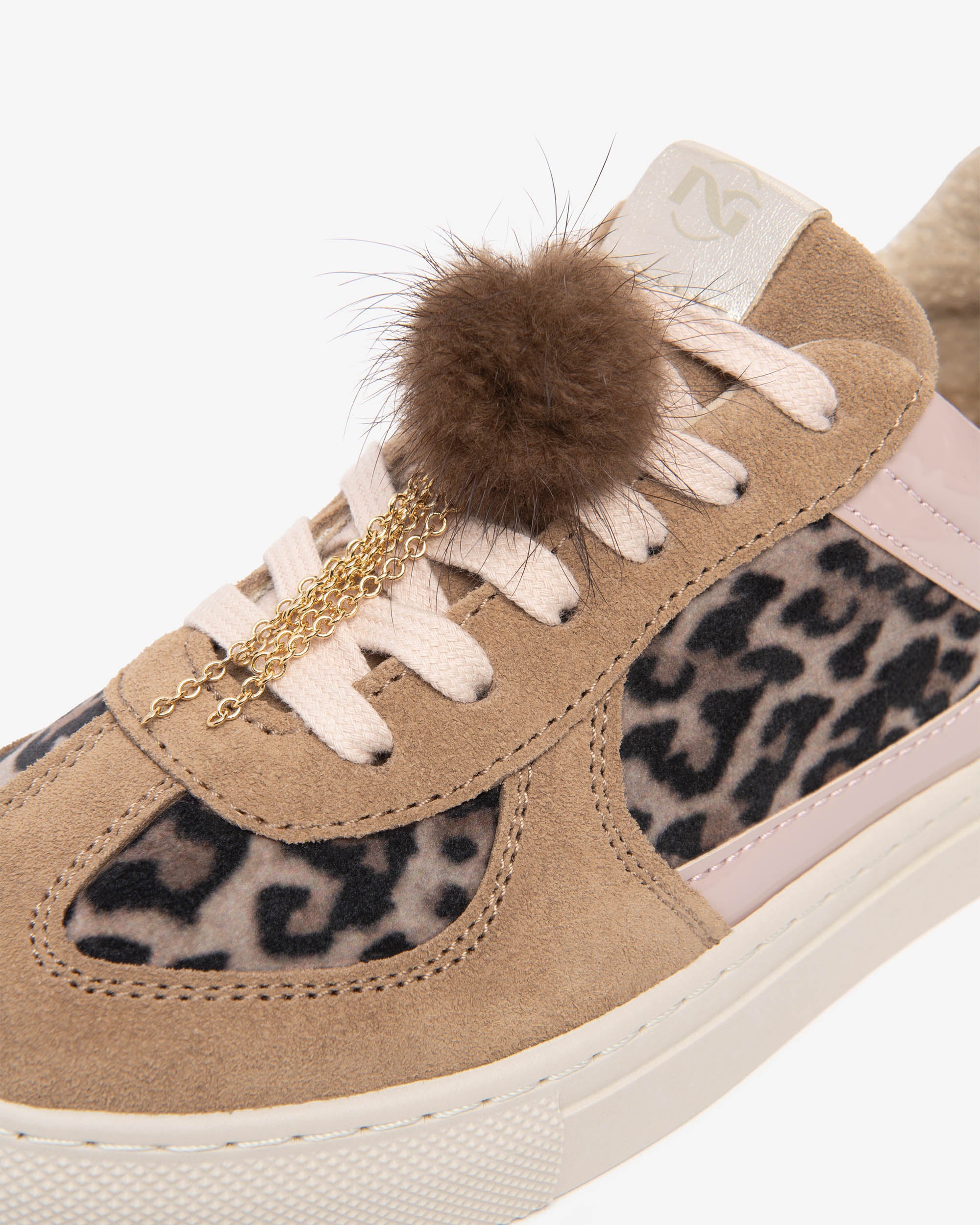 NeroGiardini Sneakers sneakers fille cuir velours pompon