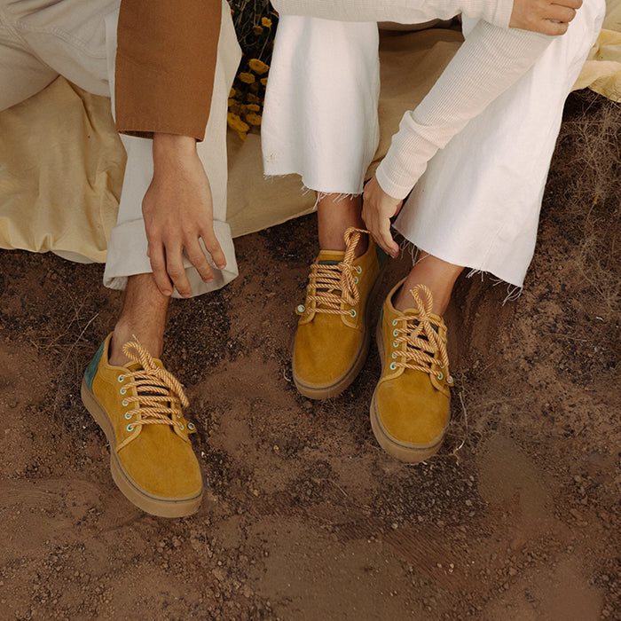 Satorisan Heisei Suede baskets marron daim