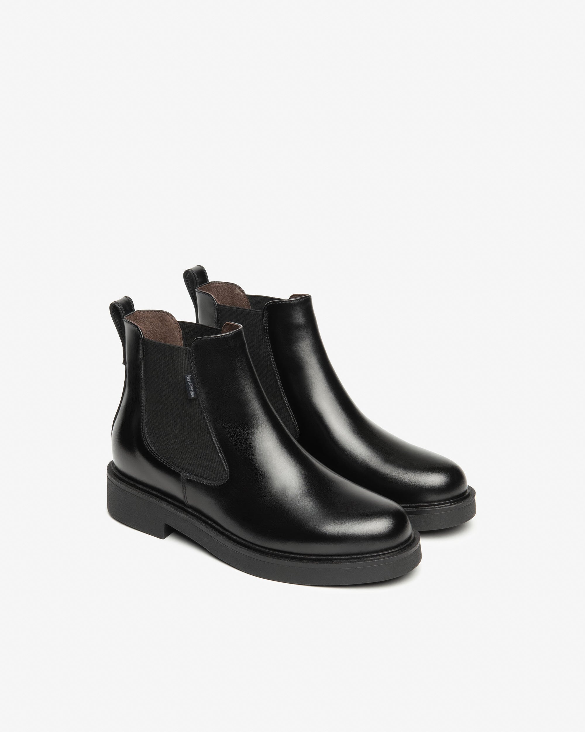 NeroGiardini Bottines Chelsea Femme Cuir Talon 35 mm