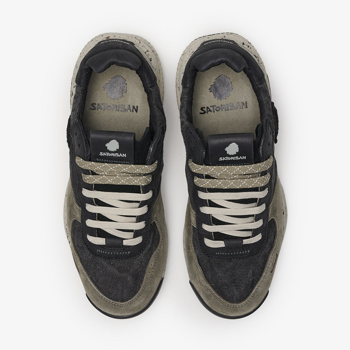 Satorisan Chacrona Linen Fumo Black baskets lin