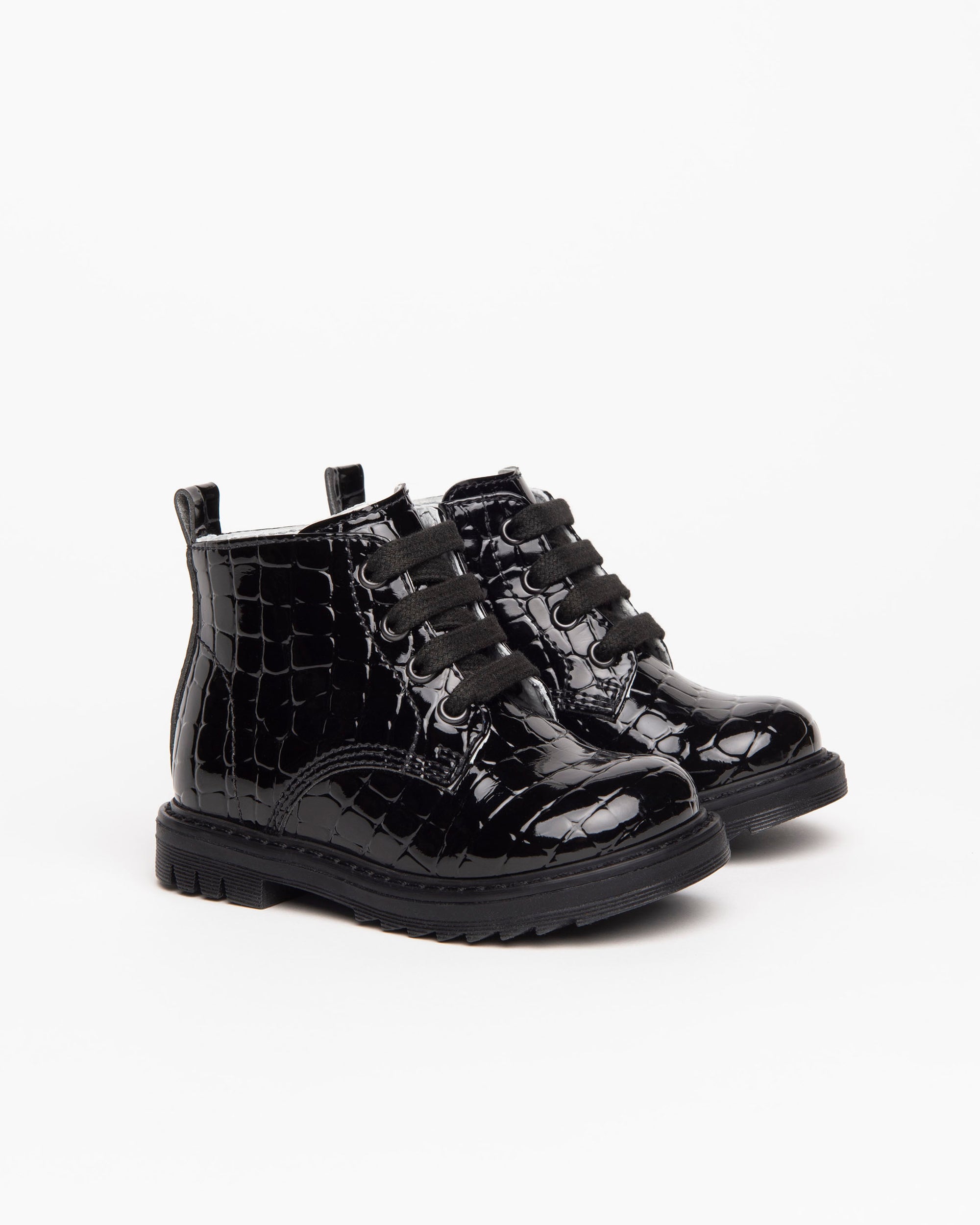 NeroGiardini Bottines Baby Fille Croco Imprimé Pointure 21