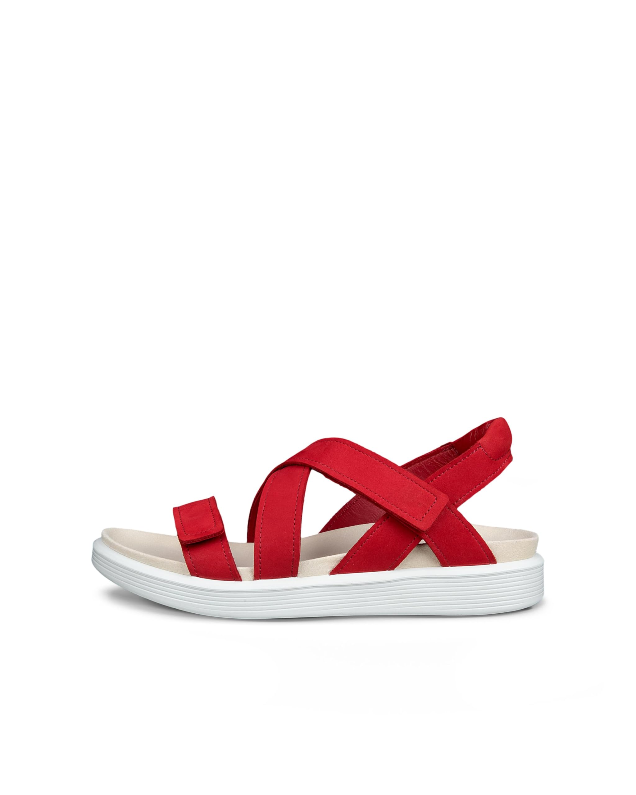 ECCO Soft Cross Strap Sandale Femme Noir 38 EU