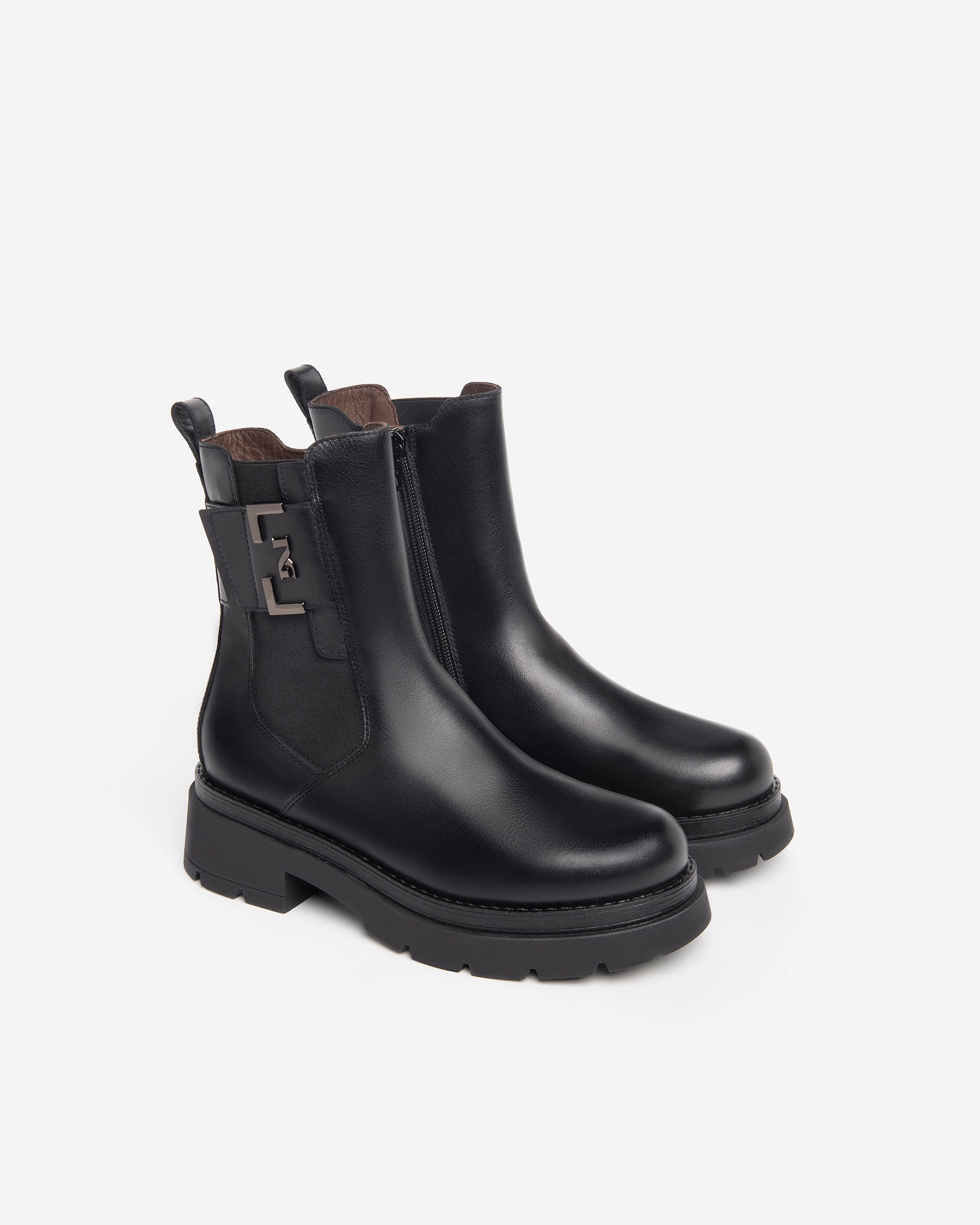 NeroGiardini Bottines Chelsea Bottines Femme Cuir 38
