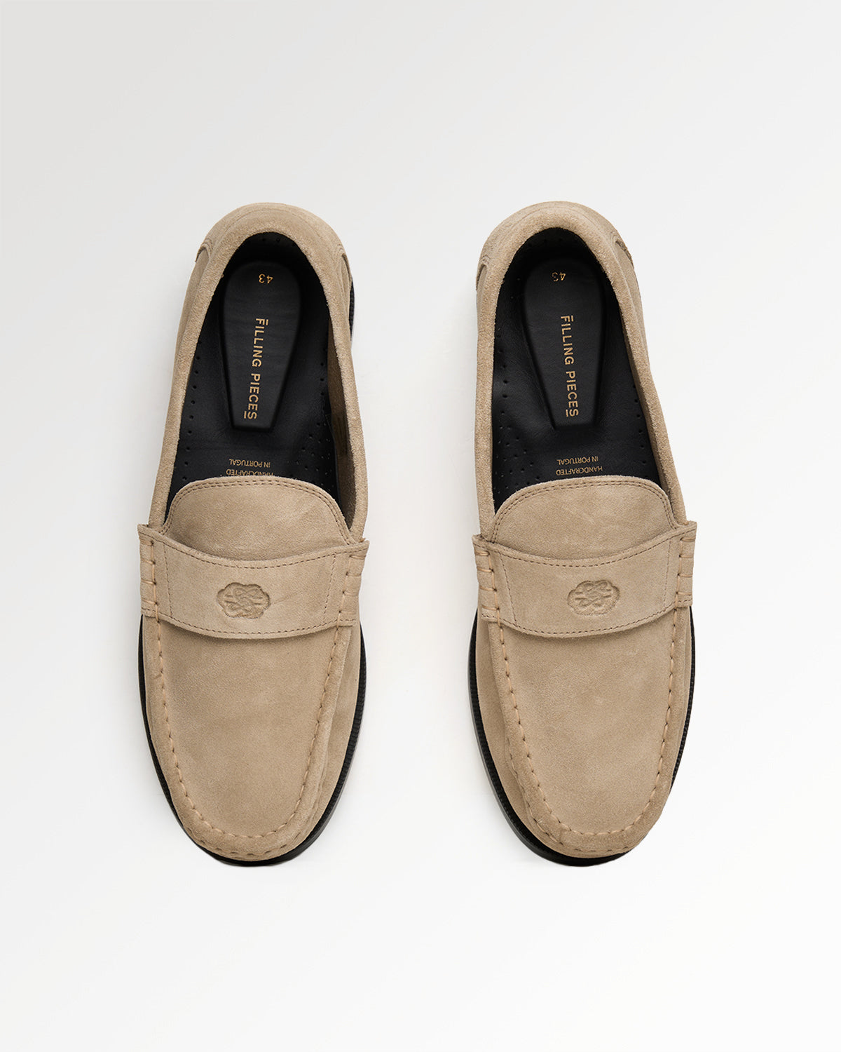 Filling Pieces Lux Loafer Suede mocassin pure daim