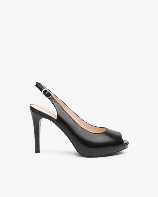 Nerogiardini Escarpins Cuir Slingback Talon 9,5 cm