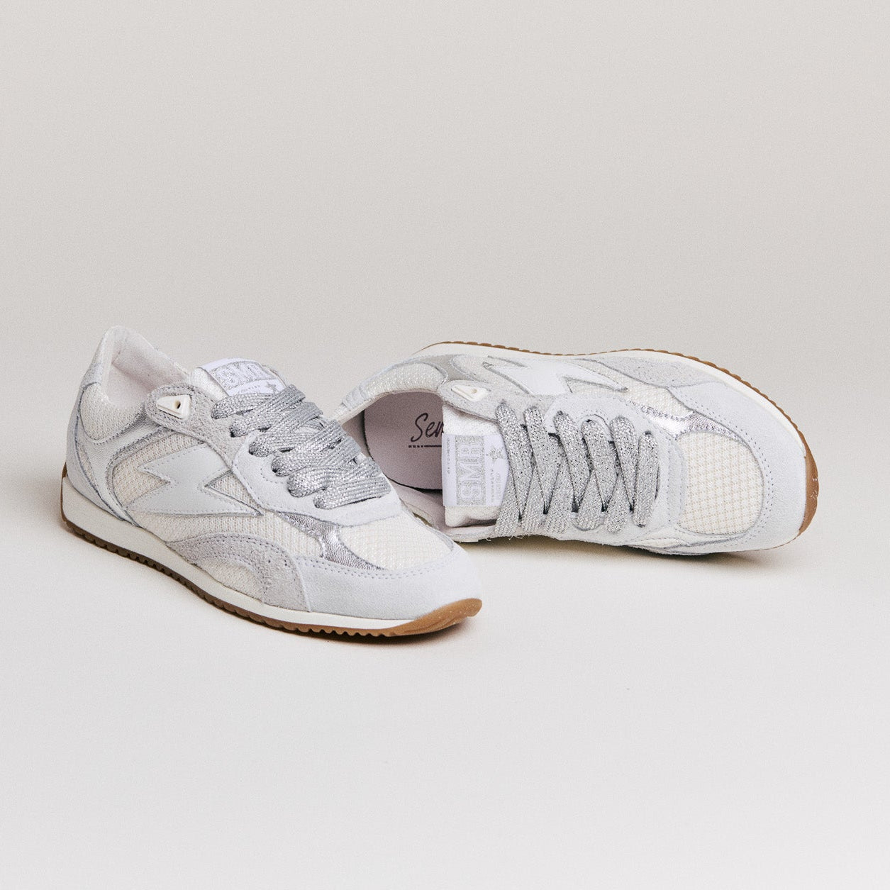 SMR Greta D402 baskets blanc pointure 38 cuir