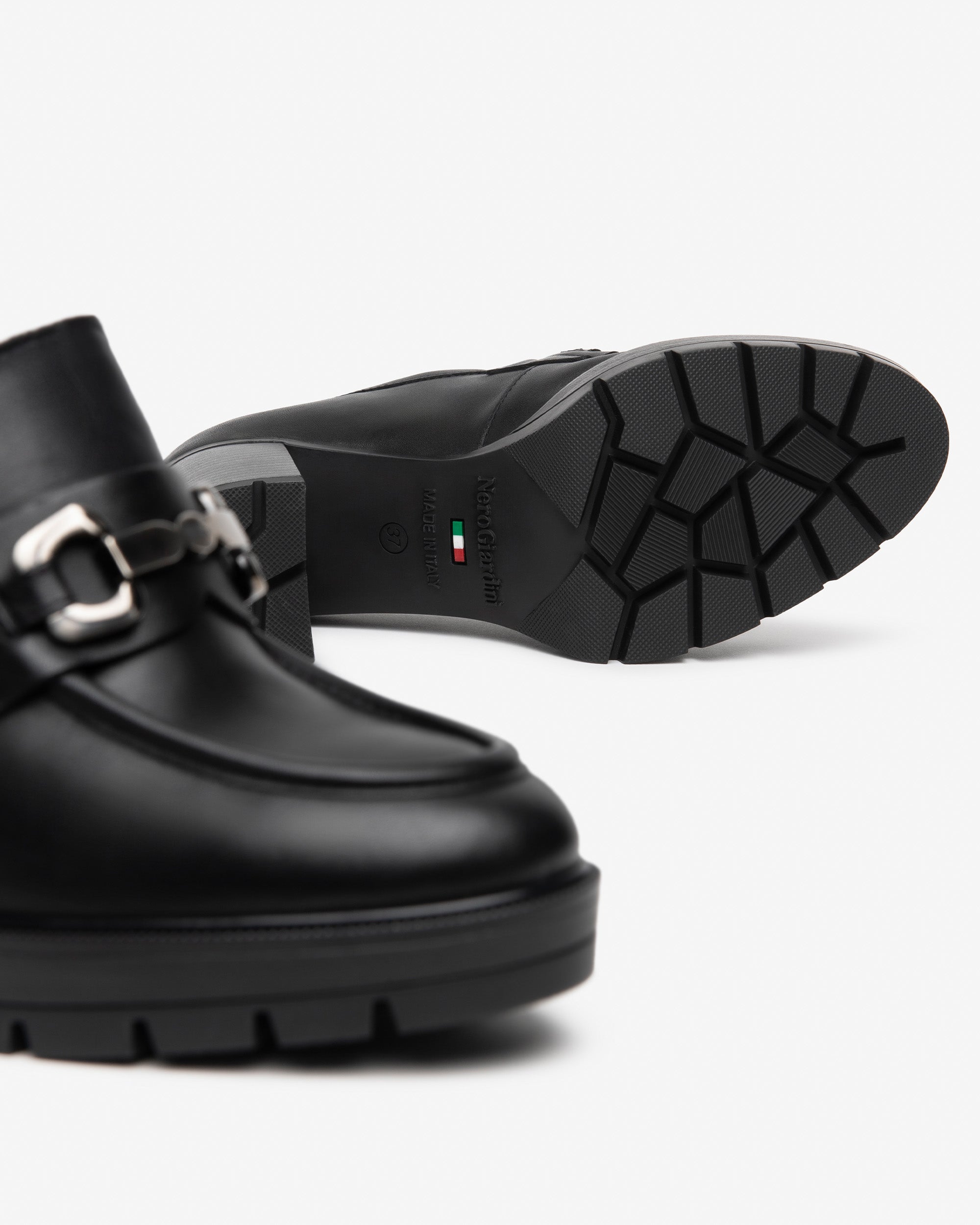 NeroGiardini Mocassins mocassins femme cuir talon 80 mm