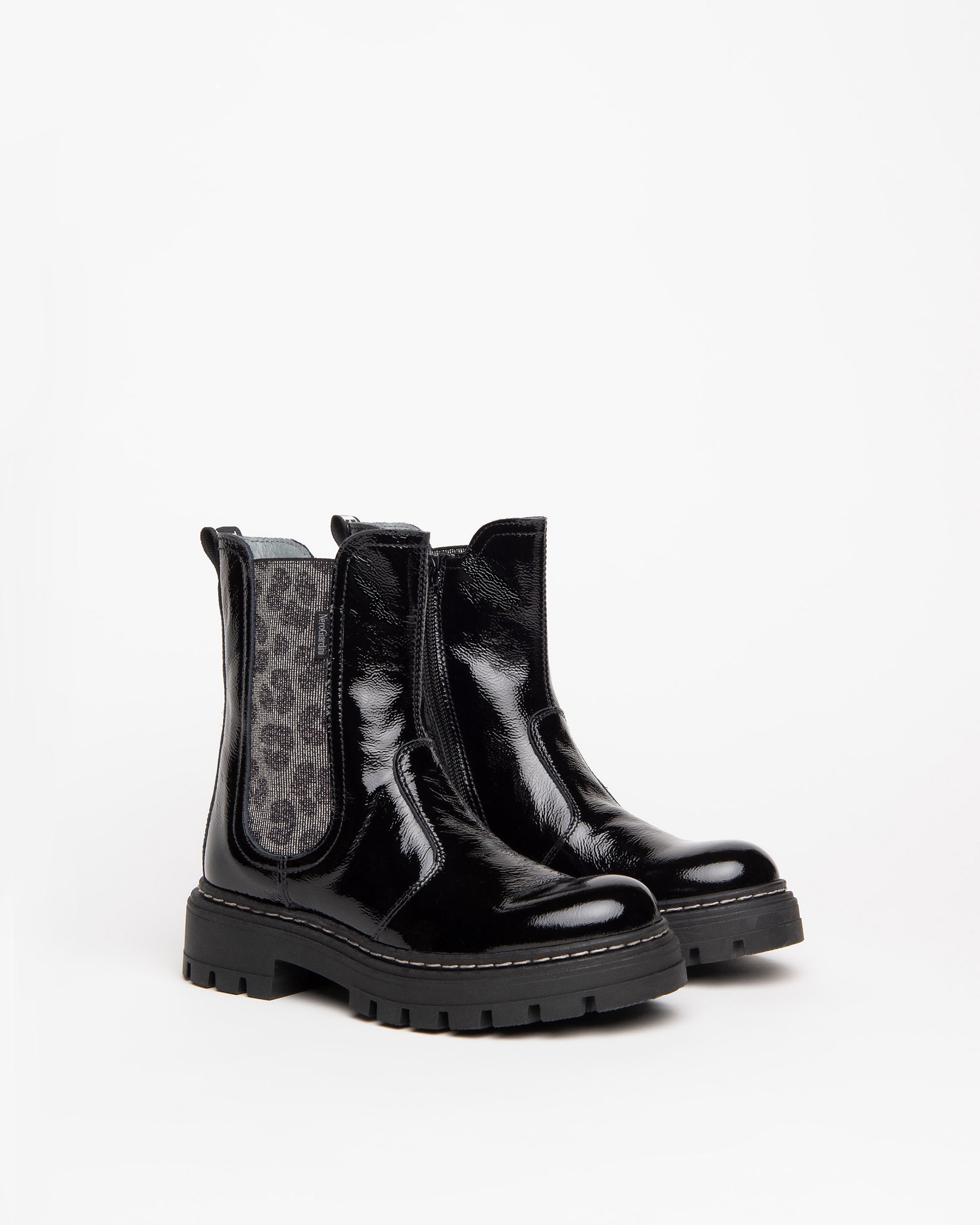 Nerogiardini Bottines Teens Fille Vernis Chelsea 36