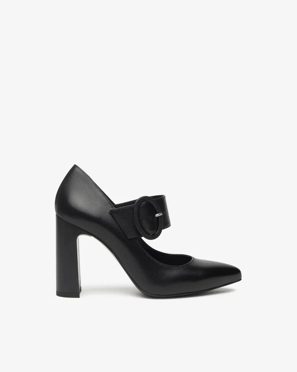 NeroGiardini Escarpins Mary Jane cuir talon 95 mm