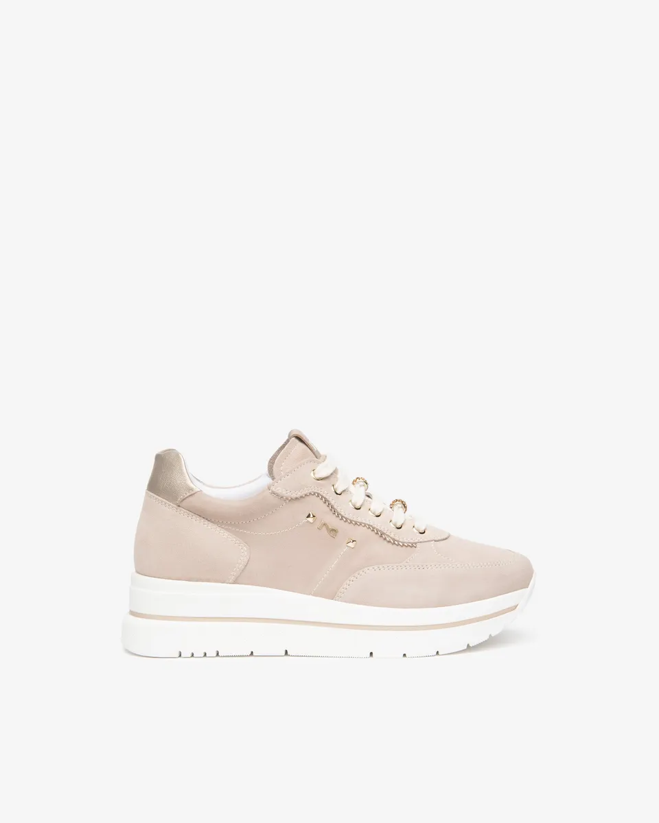 Nerogiardini Sneakers Femme Velours Technique Baskets Memory