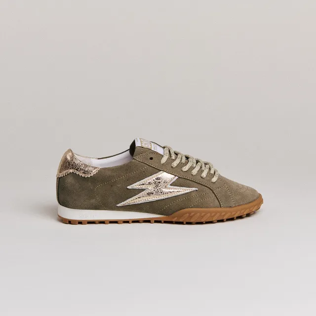 Semerdjian Mary D280 baskets daim kaki or