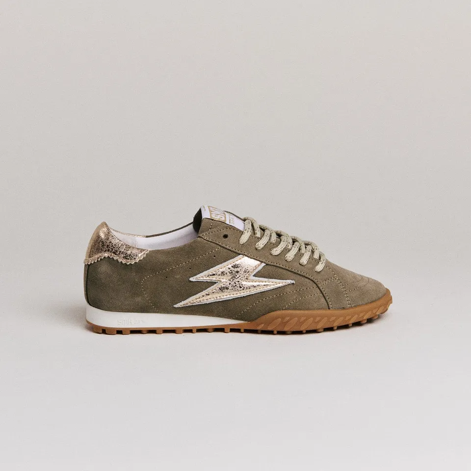 Semerdjian Mary D280 baskets daim kaki or