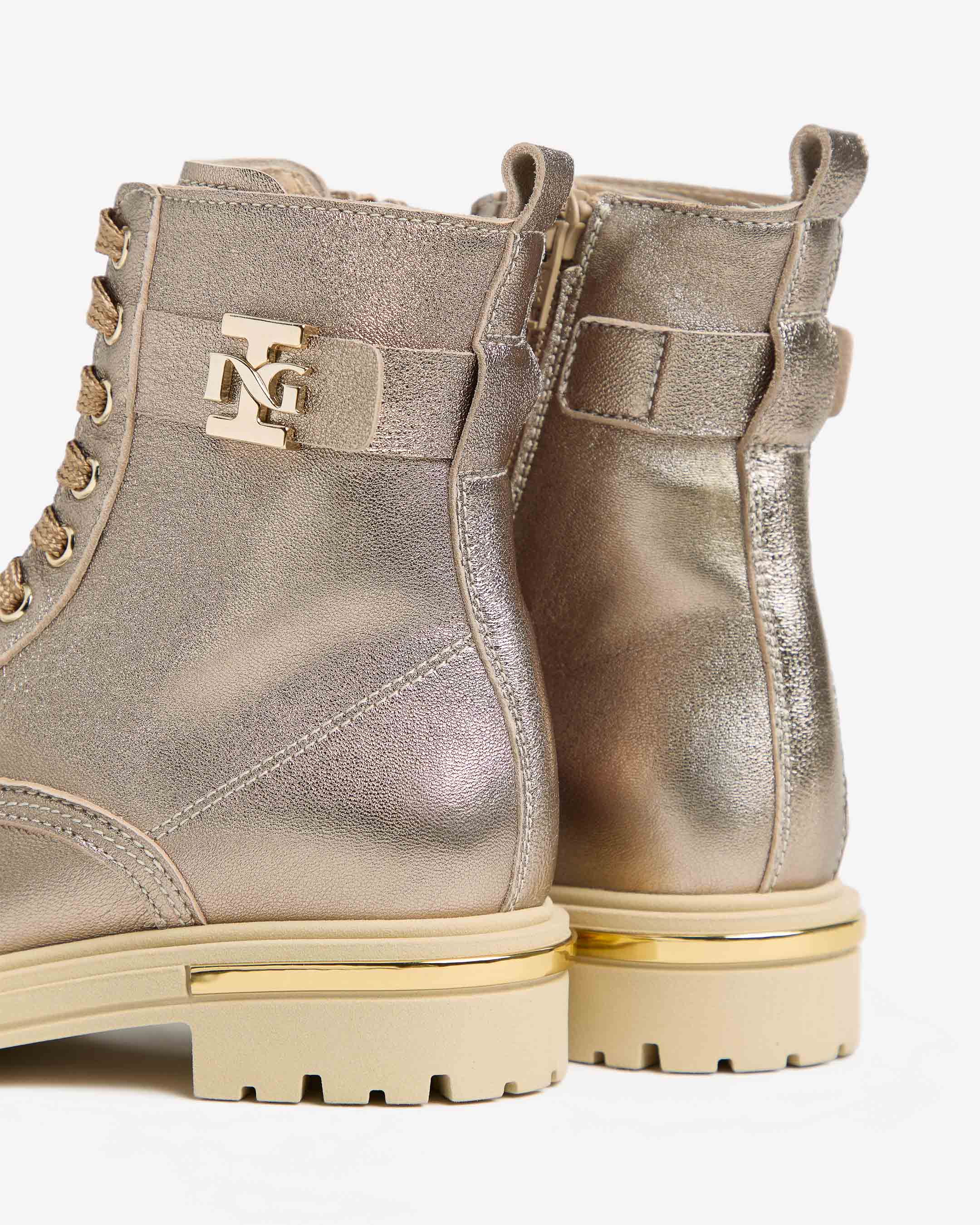 NeroGiardini Bottines Motardes Fille Cuir Semelle Légère