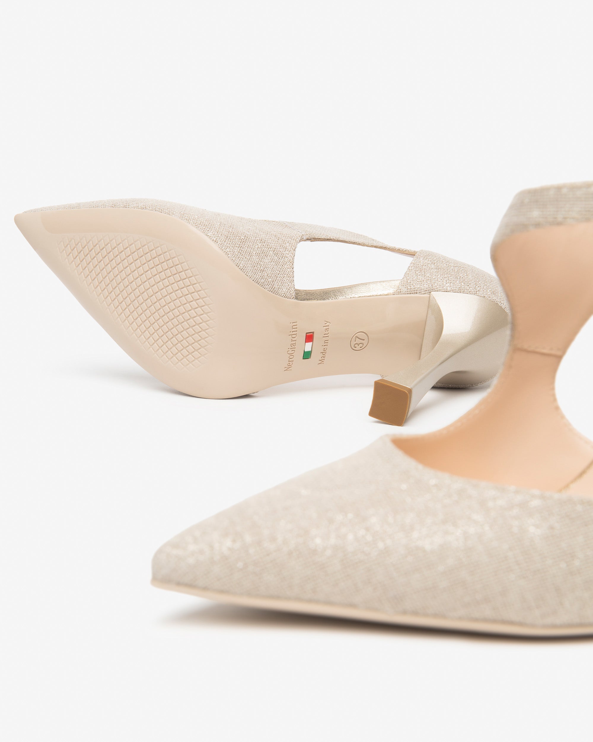 NeroGiardini Escarpins Femme en Tissu Premium Cérémonie