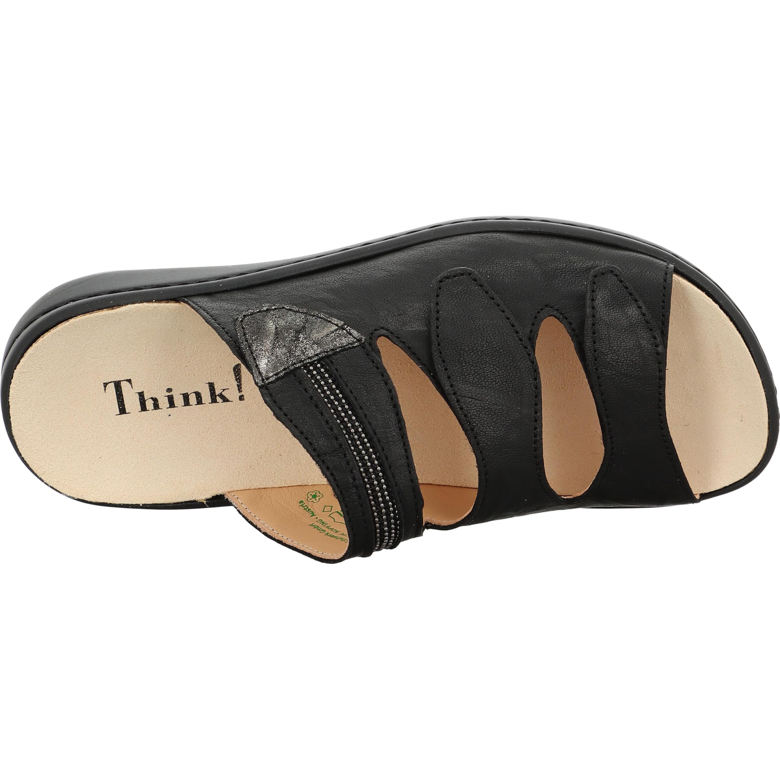 Think Camilla mules femme semelle amovible noir
