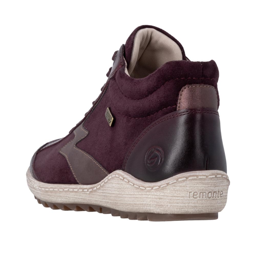 Remonte R1454 bottines à lacets femme rouge TEX hiver