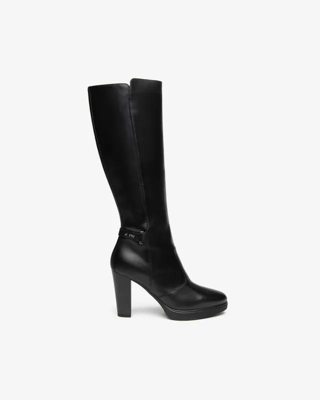 NeroGiardini Bottes Femme Cuir Talon 90 mm Taille 38