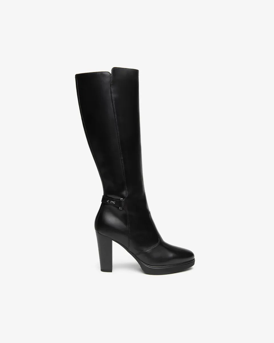 NeroGiardini Bottes Femme Cuir Talon 90 mm Taille 38