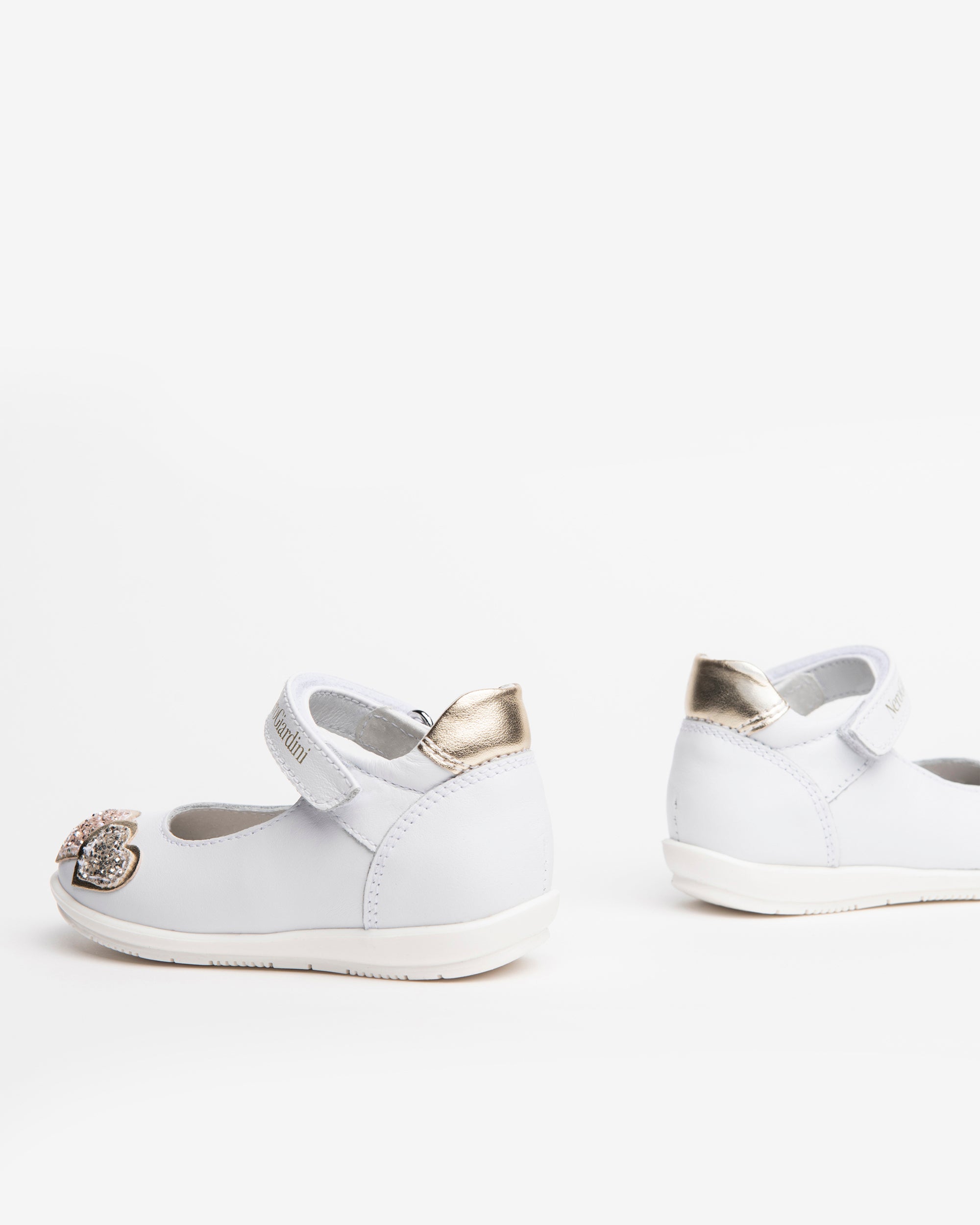 Nerogiardini Ballerines Baby ballerines fille cuir lamé