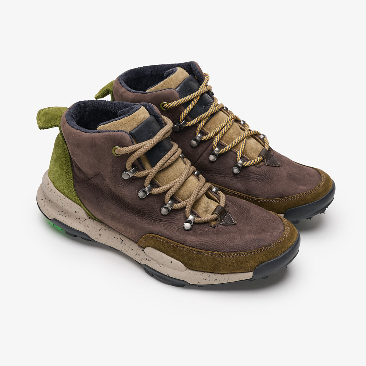 Satorisan Kiso Premium bottes Dark Brown Green cuir
