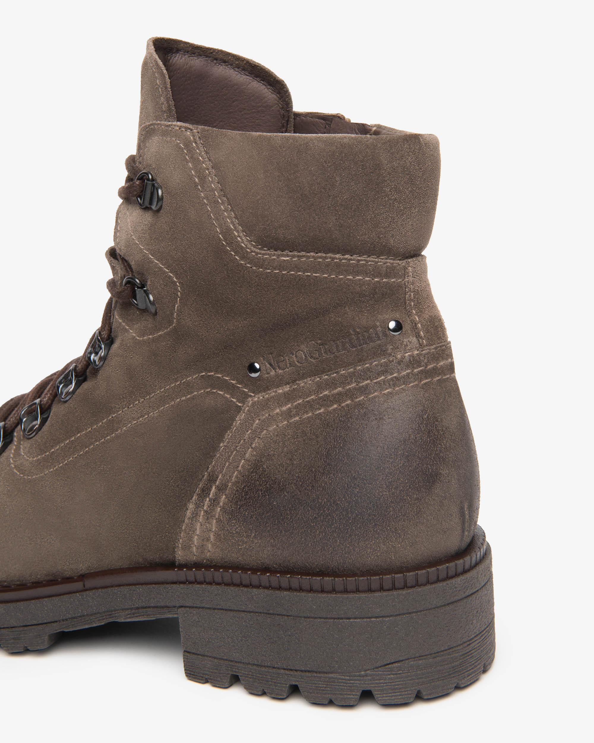 Nerogiardini Bottines Homme Cuir Velours Daim Zip Hiver