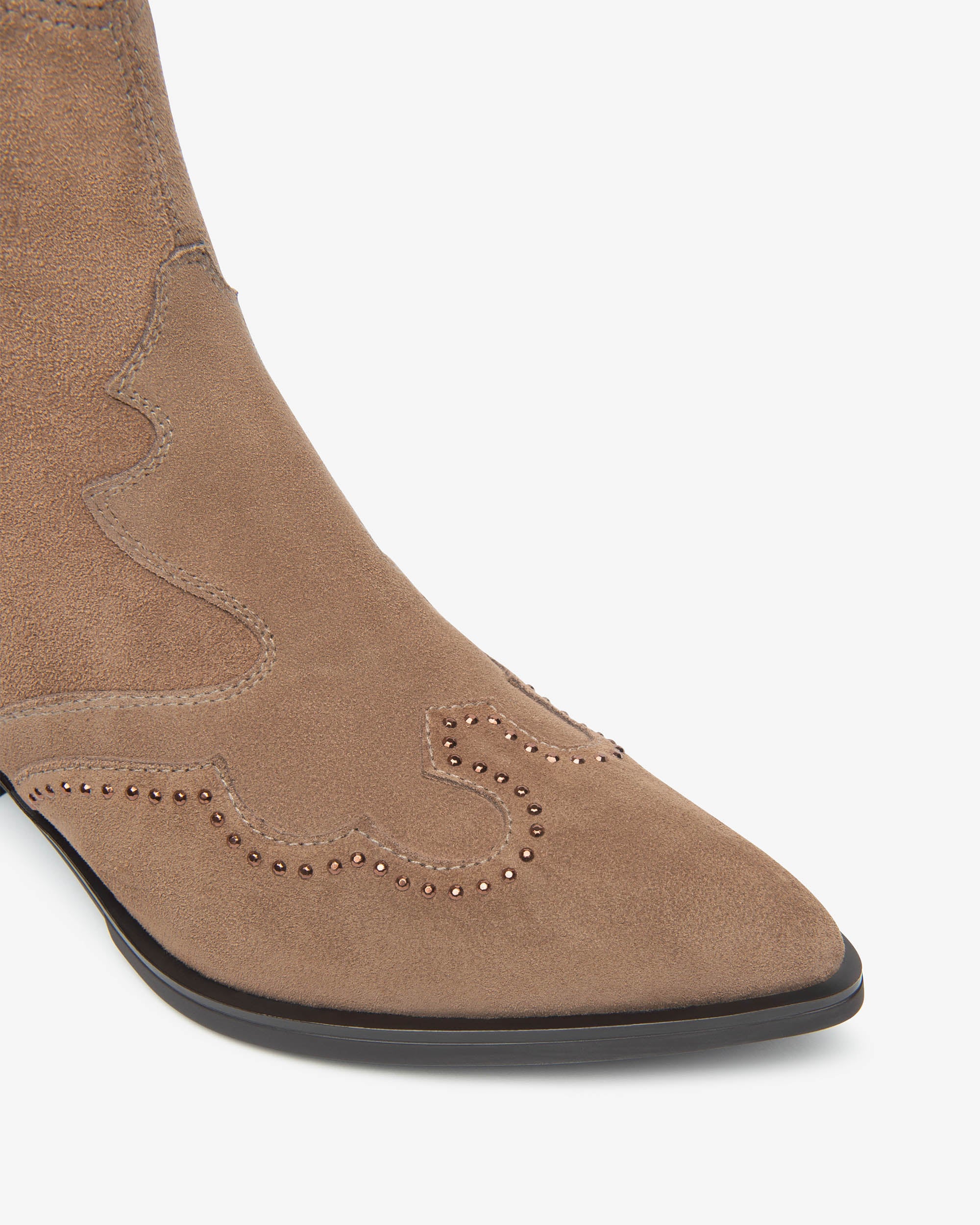 NeroGiardini Bottines Femme Daim Cowboy Western 50 mm