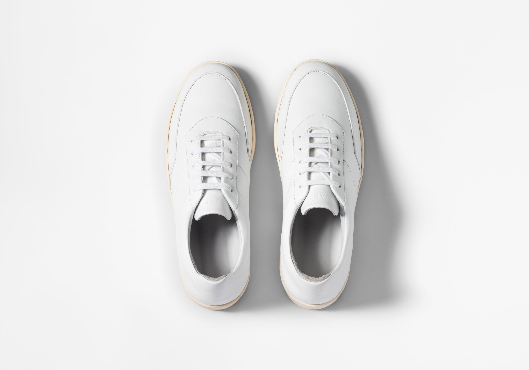 JAK Atlas Low baskets cuir blanche mixte