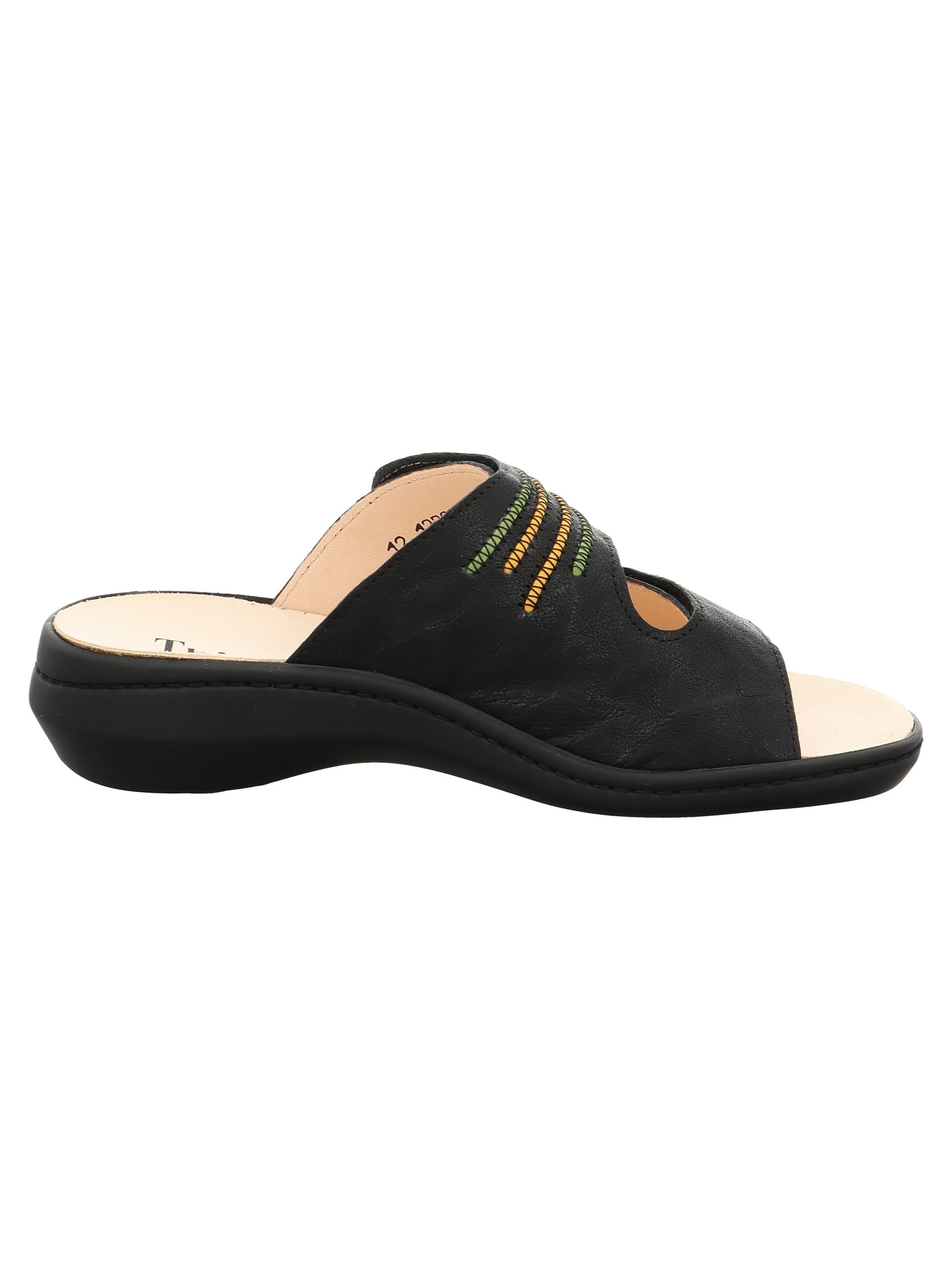 Think Camilla sabot cuir noir 0000 marche confort
