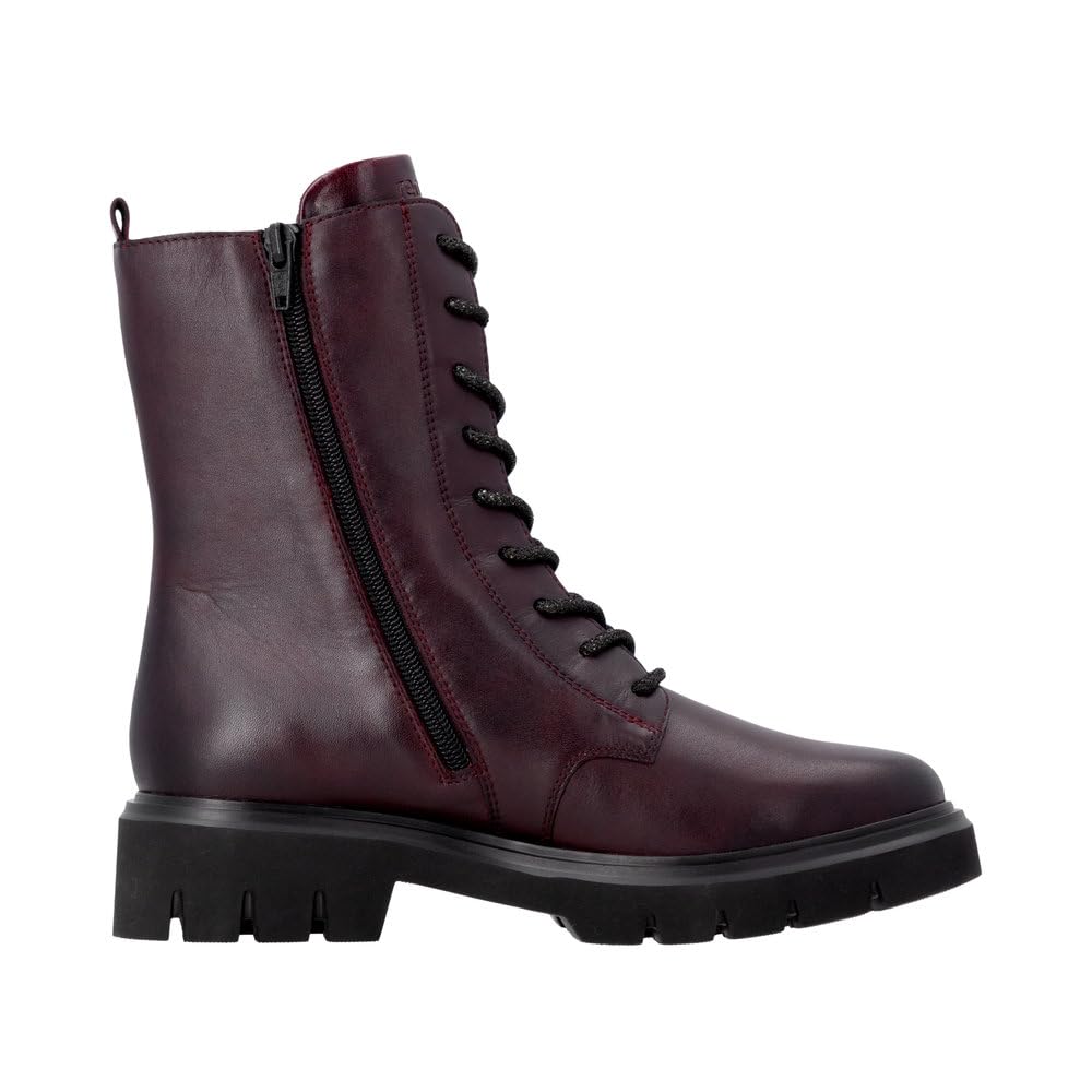 Remonte D1W82 Bottes Lacets Femme Bordeaux 39 EU
