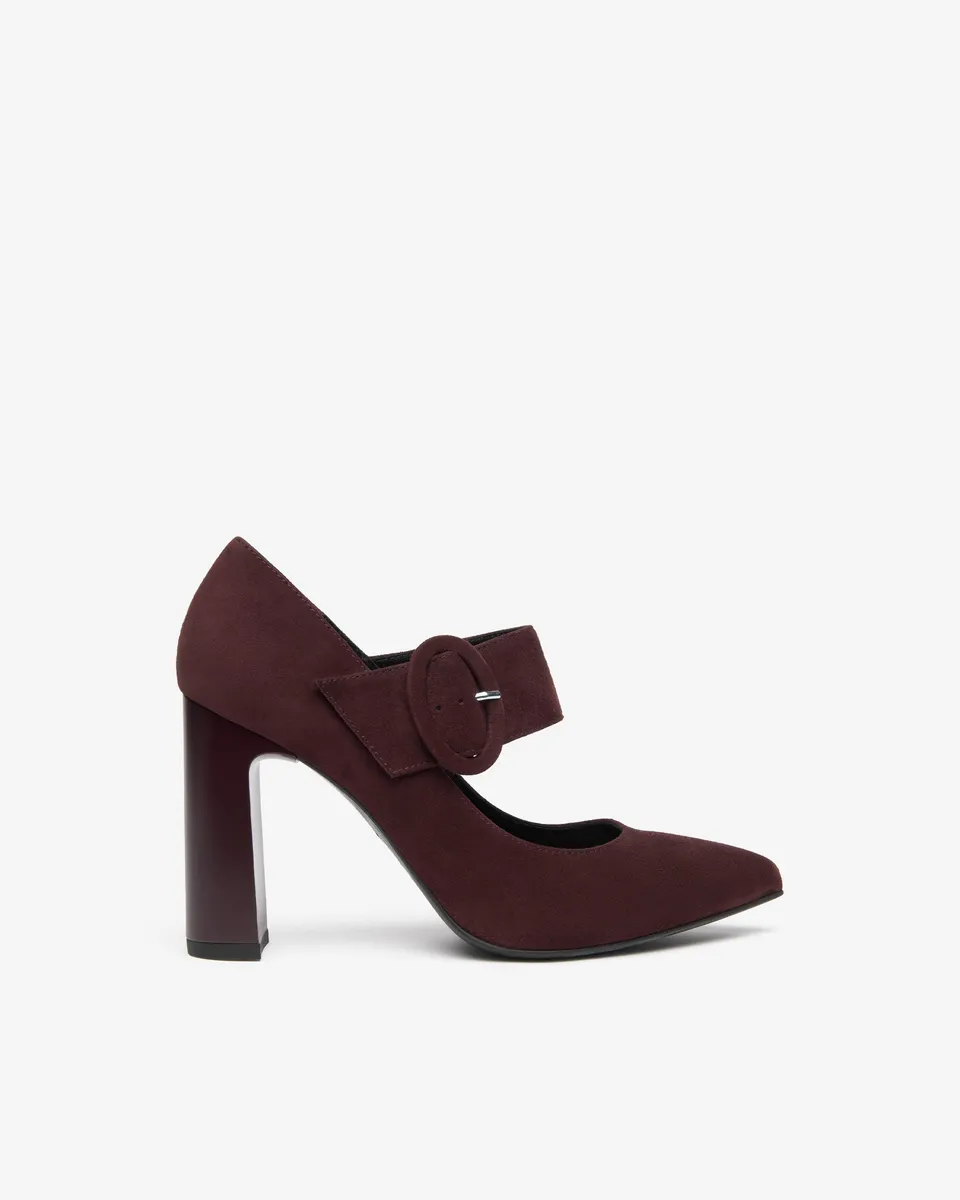 Nerogiardini Ballerines Babies Cuir Velours Femme Talon