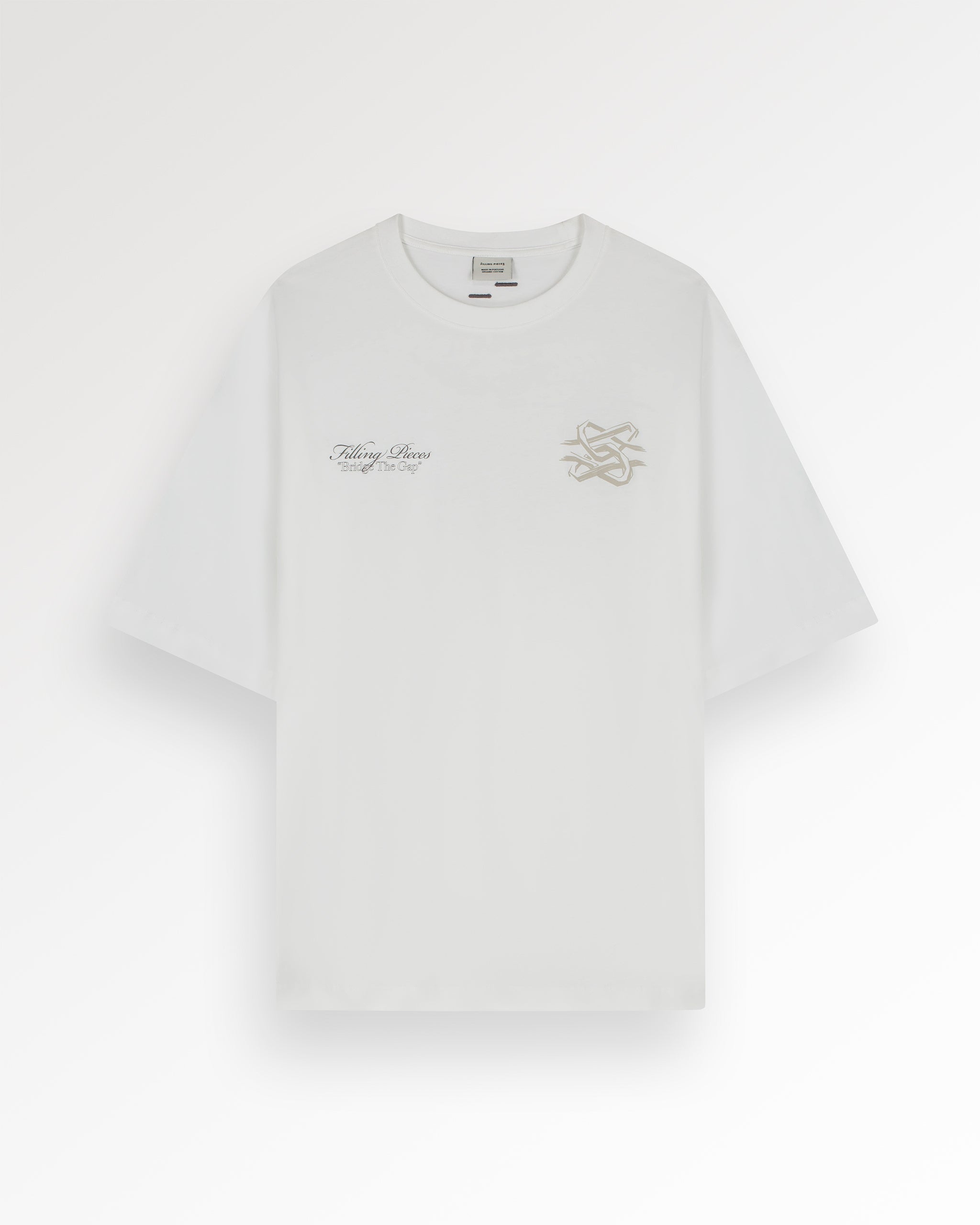 Filling Pieces T-Shirt Boxy Bridge the Gap tee-shirt blanc coton