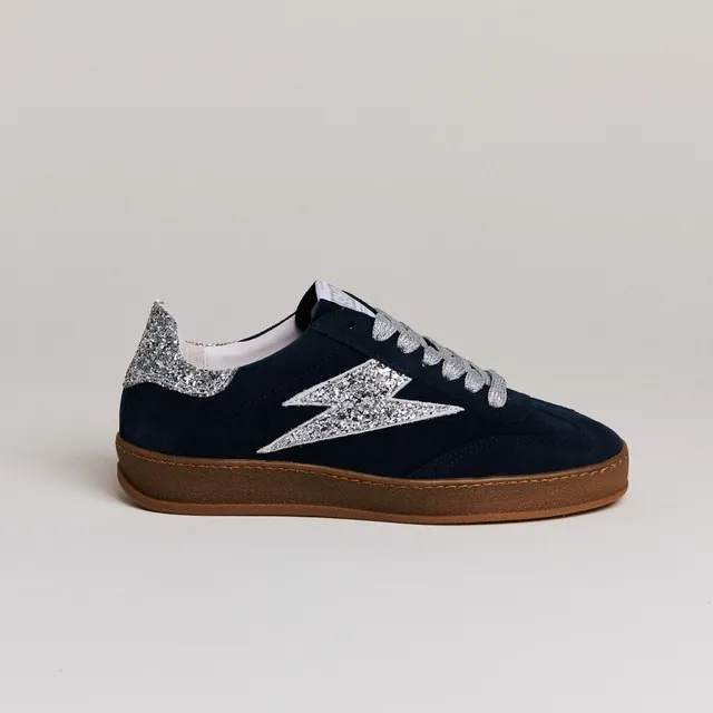 SMR Semerdjian India D583 Sneakers Daim Bleu Marine