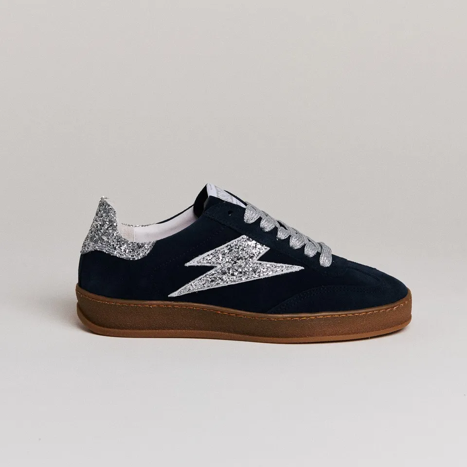 SMR Semerdjian India D583 Sneakers Daim Bleu Marine