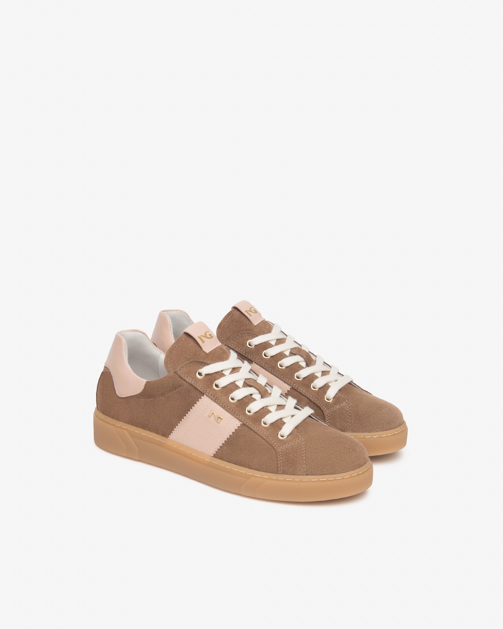 NeroGiardini Sneakers baskets velours cuir femme Memory