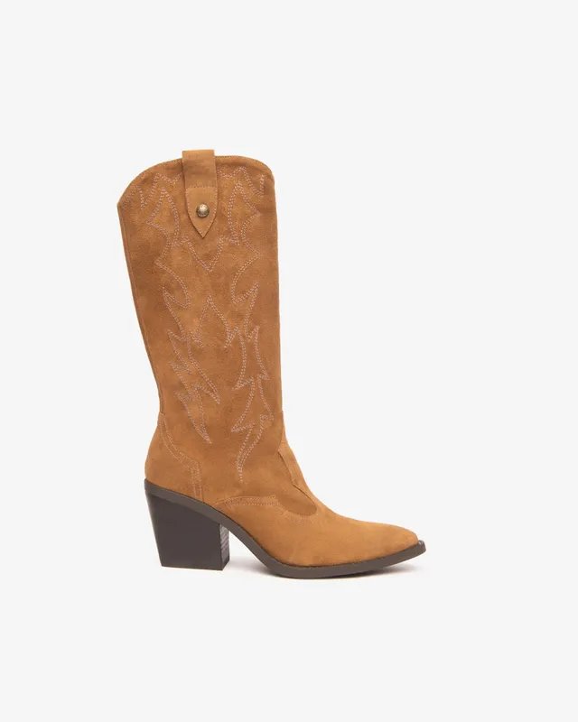 NeroGiardini Bottes Femme Cuir Velours Confort Quotidien