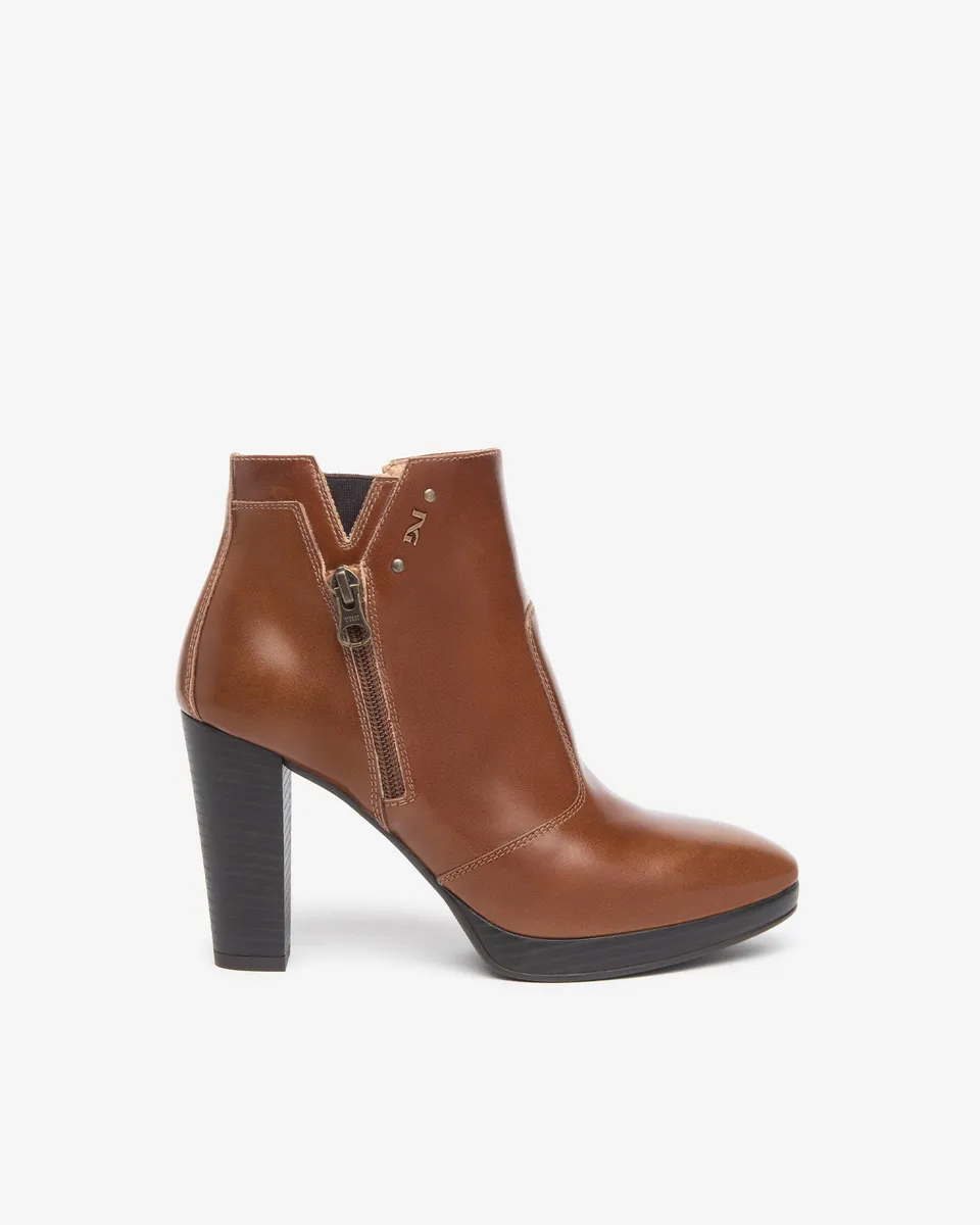 Nerogiardini Bottines cuir femme hiver Made in Italy