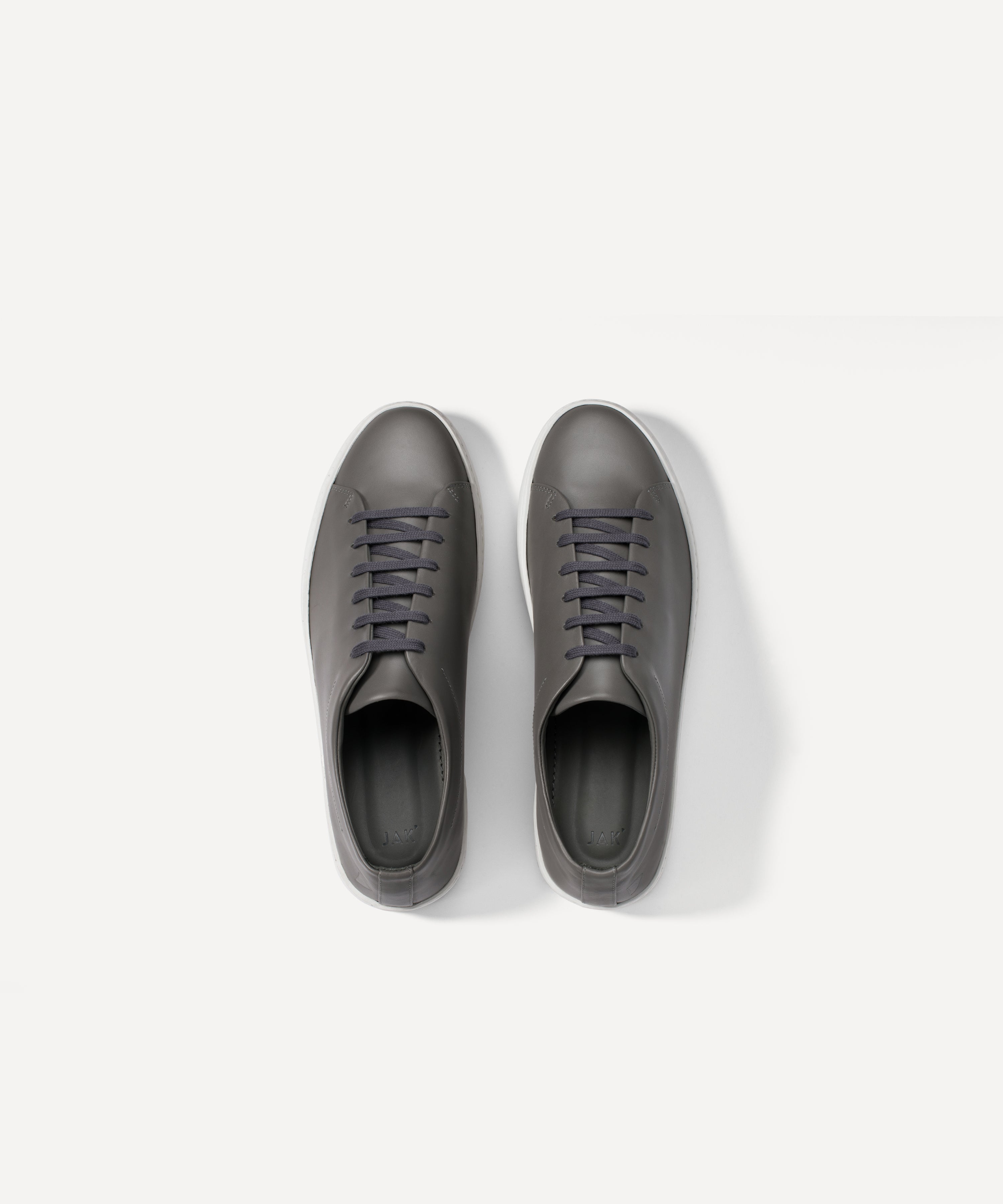 JAK Royal Grey sneakers cuir gris
