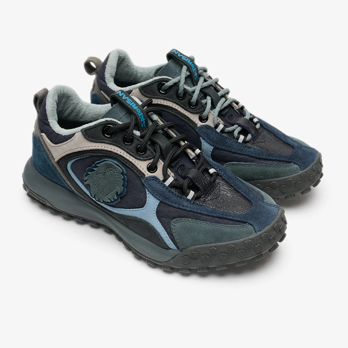 Satorisan Jagube Origin baskets Dark Blue cuir